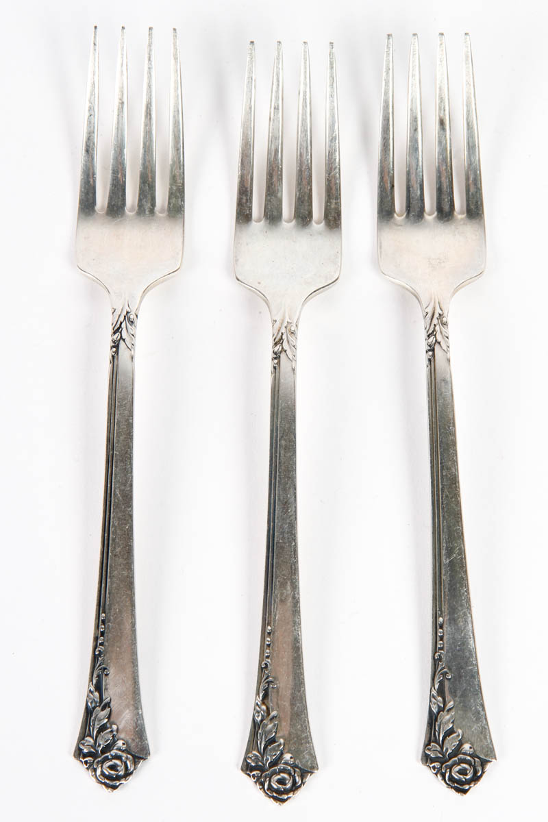 Collection of Heirloom Sterling Silver Flatware
