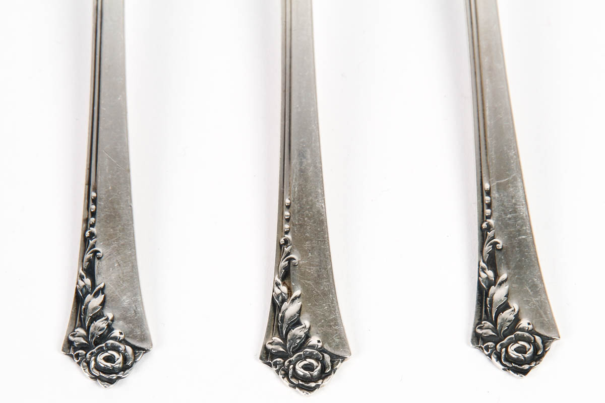 Collection of Heirloom Sterling Silver Flatware
