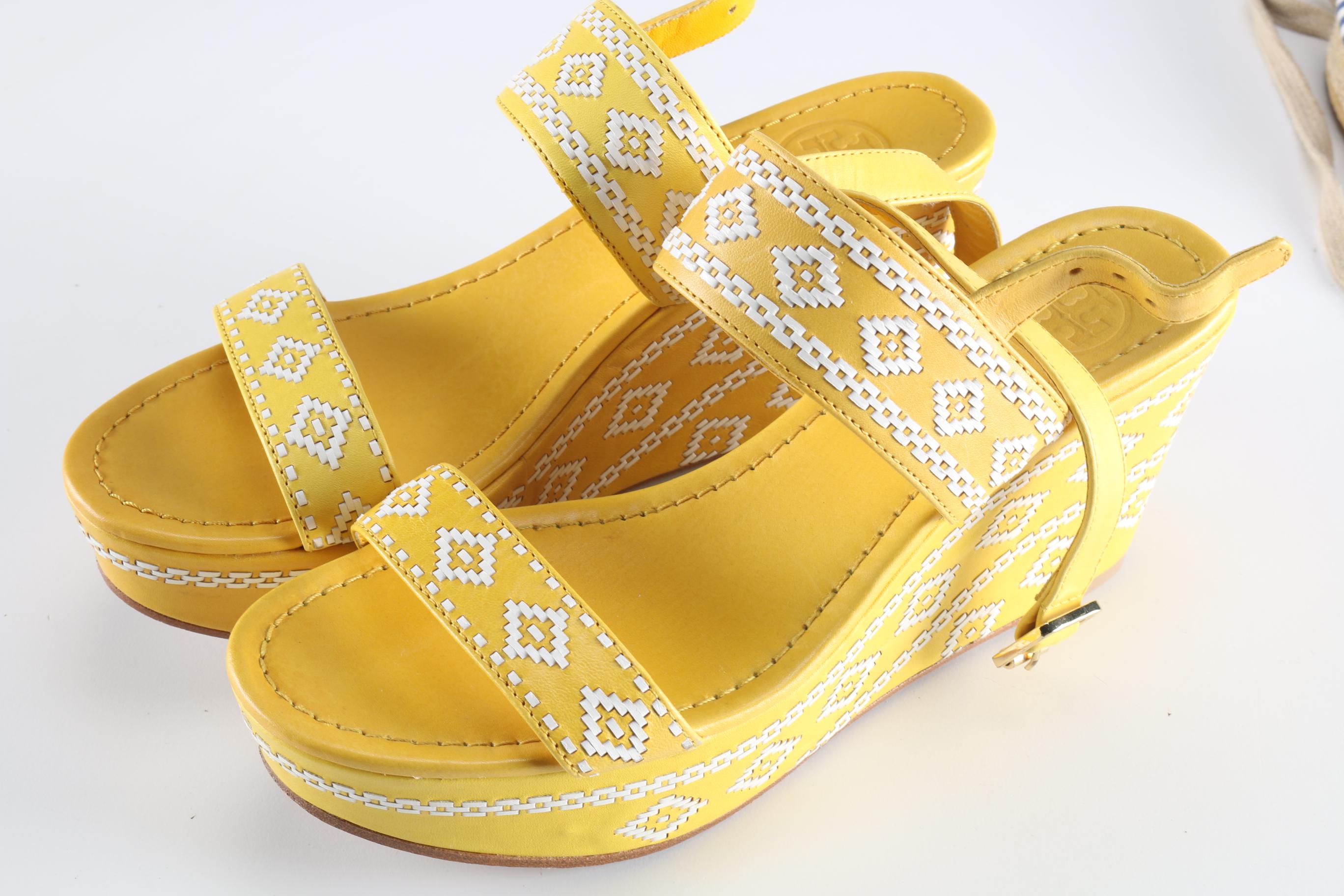 Collection of Summer Sandals Including Tory Burch