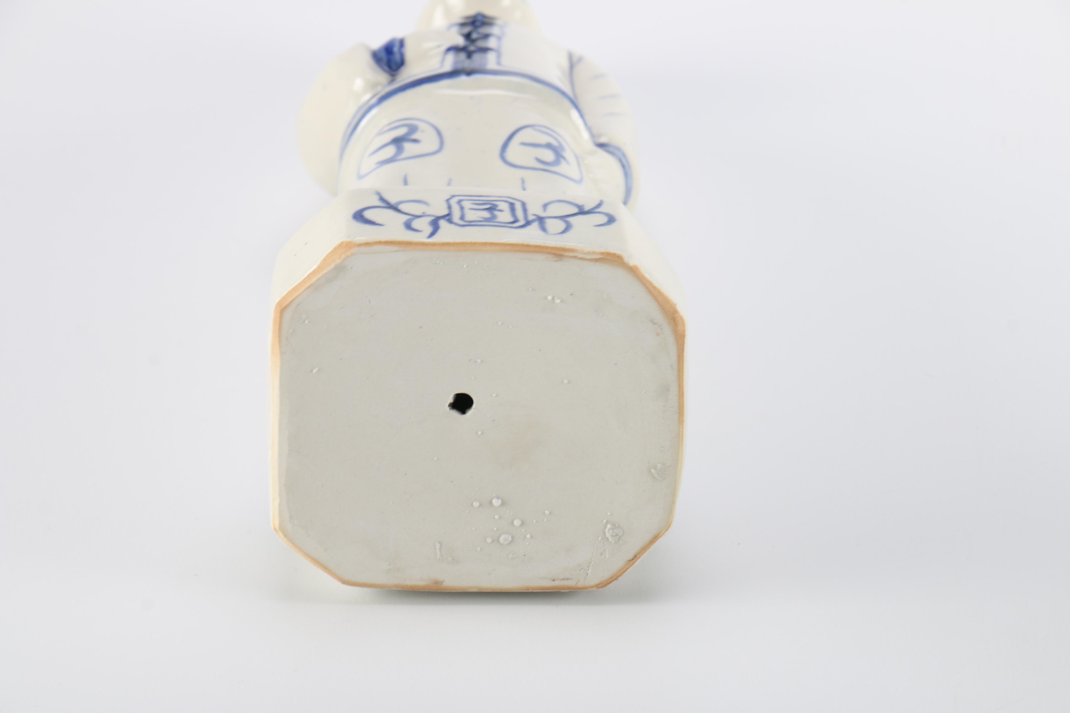 Chinese White and Blue Tea Set