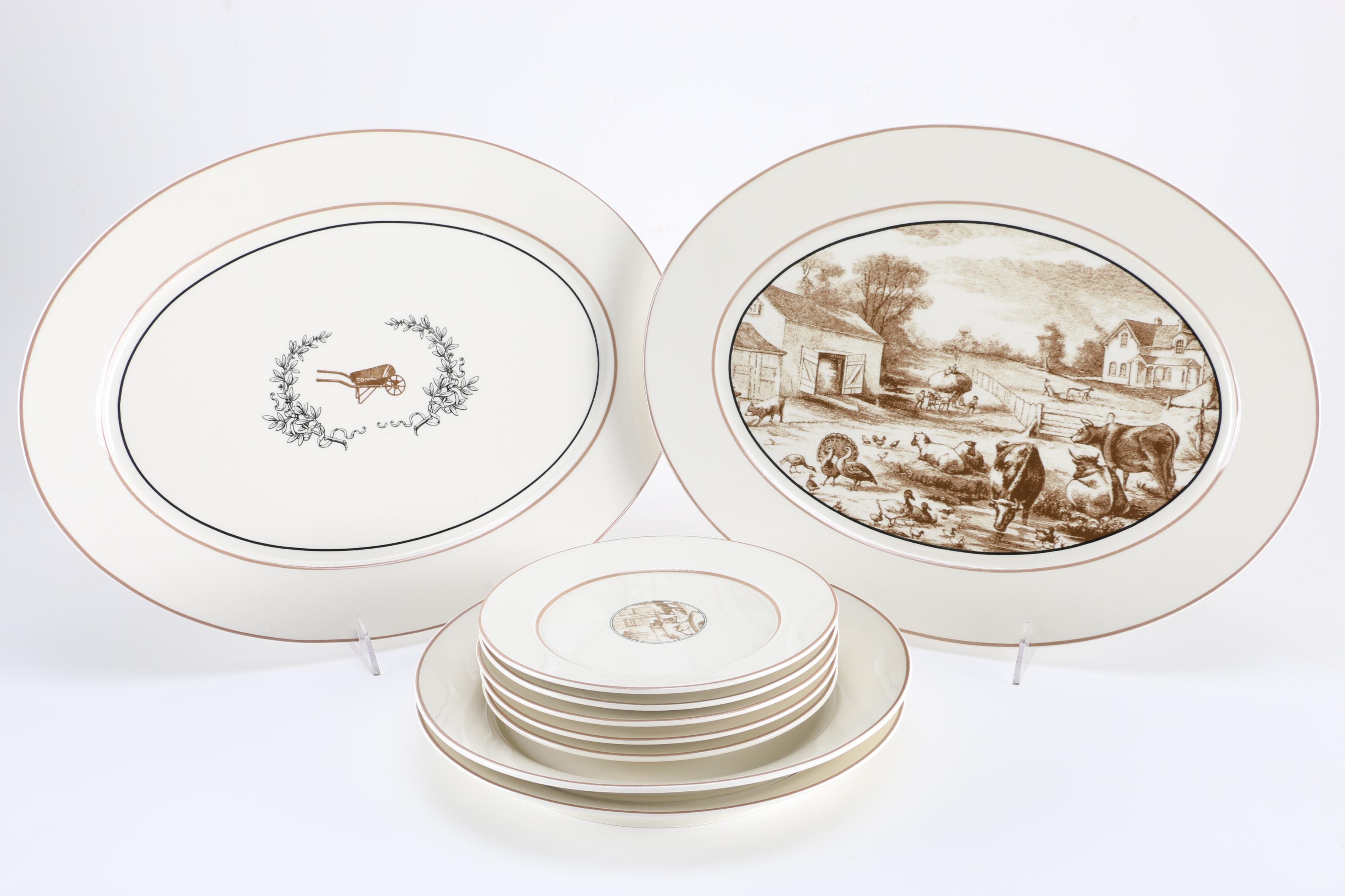 Mary Carol Home Collection Serving Platters and Plates