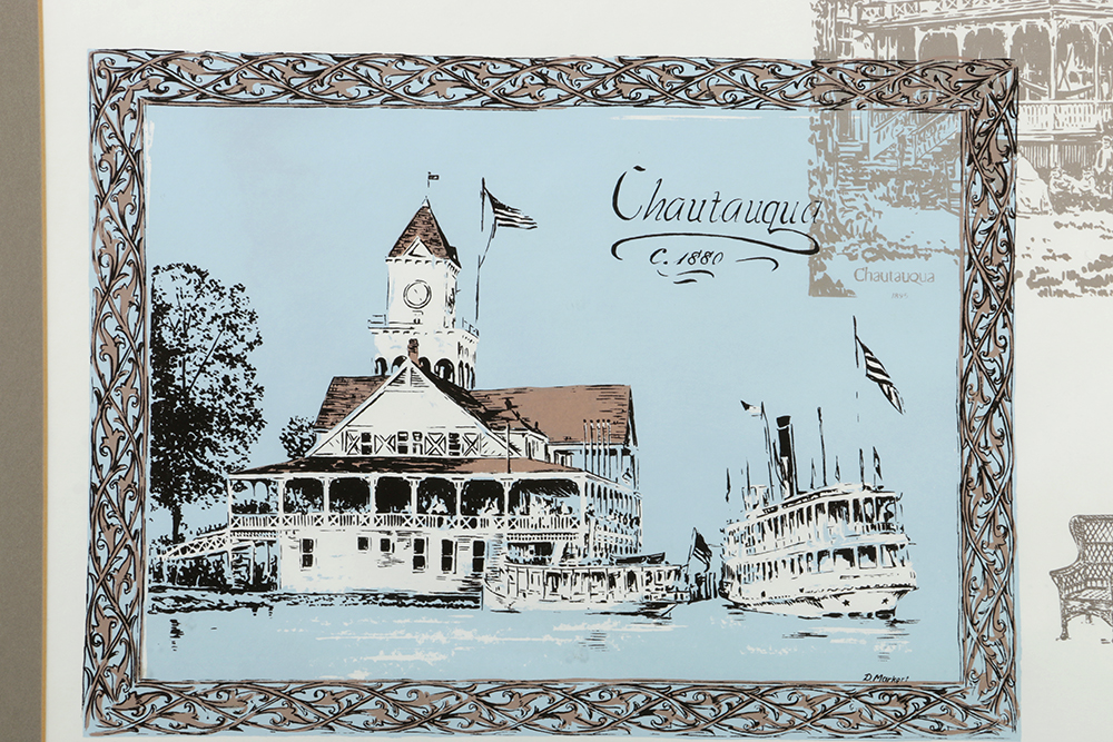 Dorothy Markert Limited Edition Serigraph on Paper "Early Chautauqua"