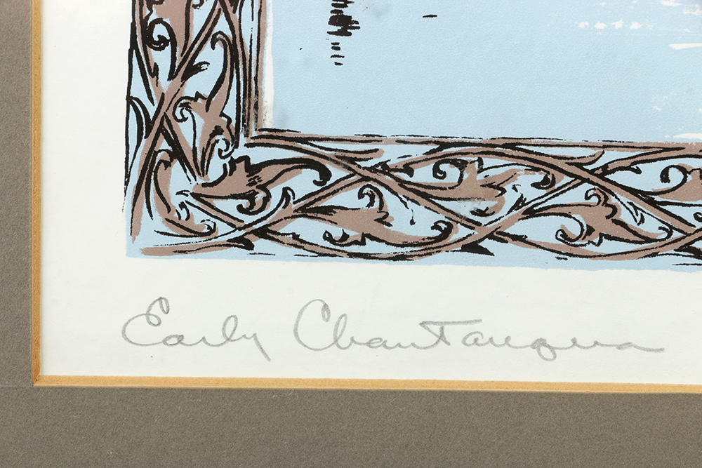 Dorothy Markert Limited Edition Serigraph on Paper "Early Chautauqua"