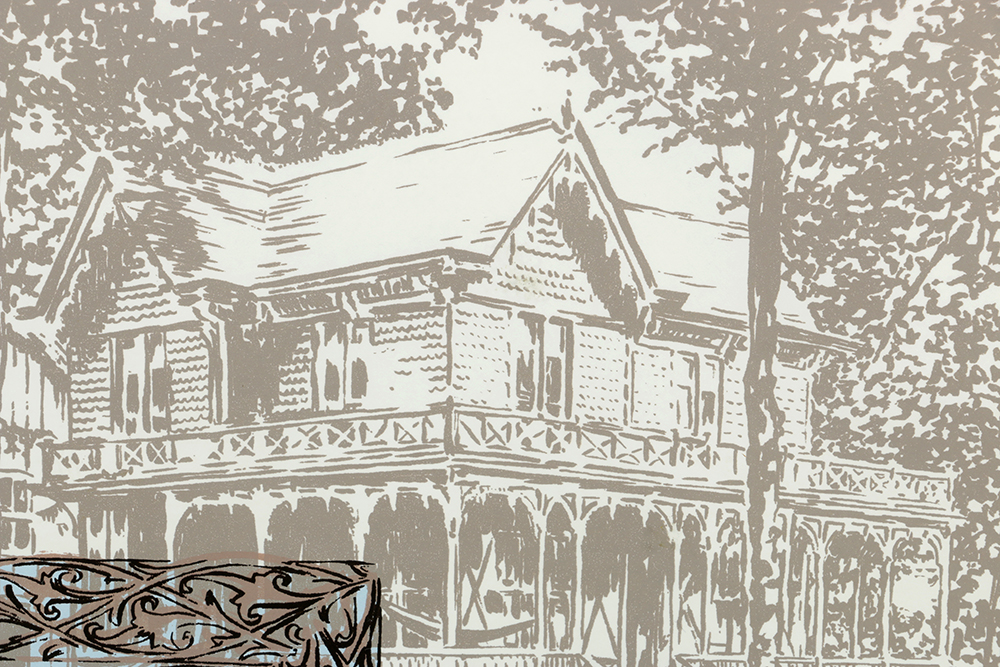 Dorothy Markert Limited Edition Serigraph on Paper "Early Chautauqua"