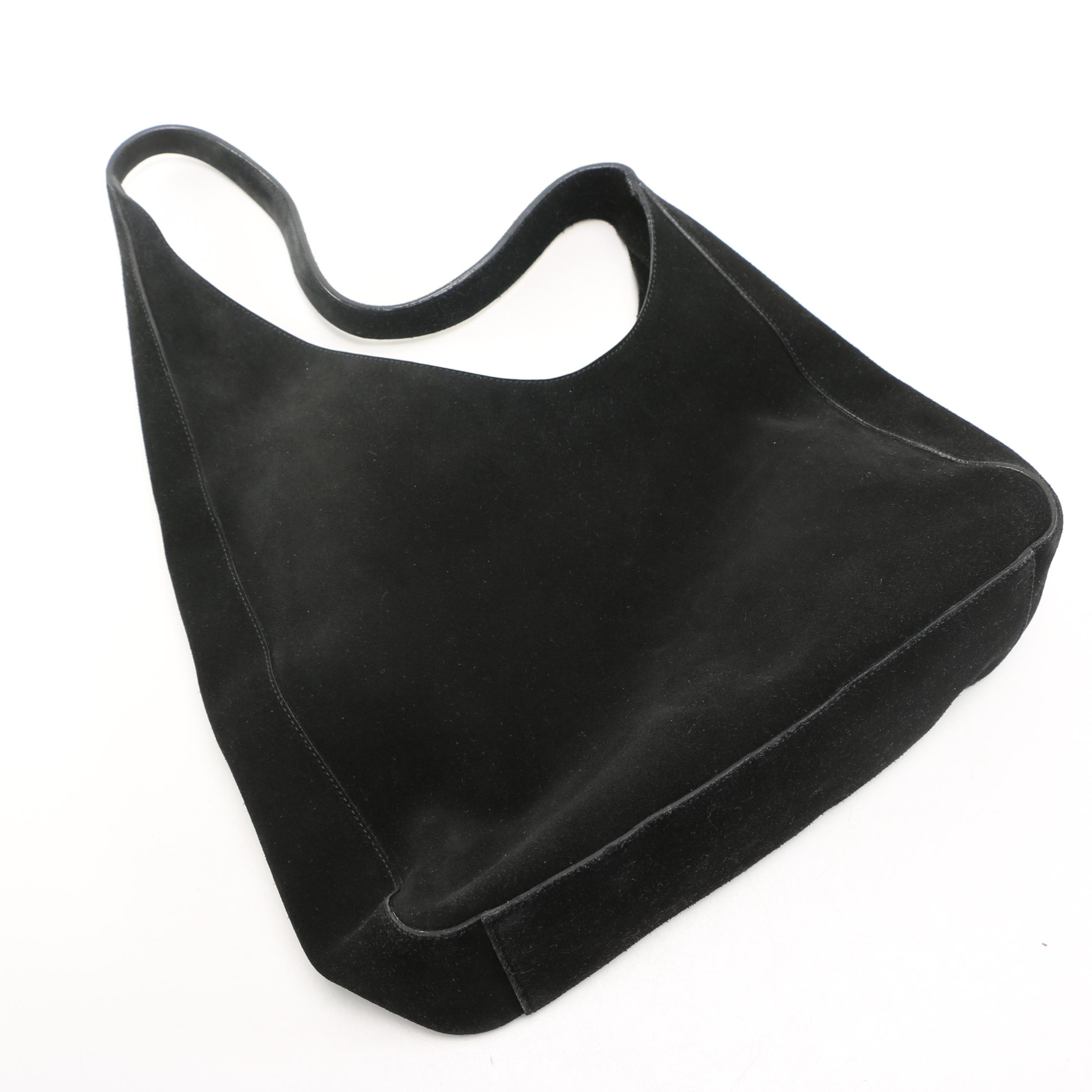 Prada Purse in Black Suede