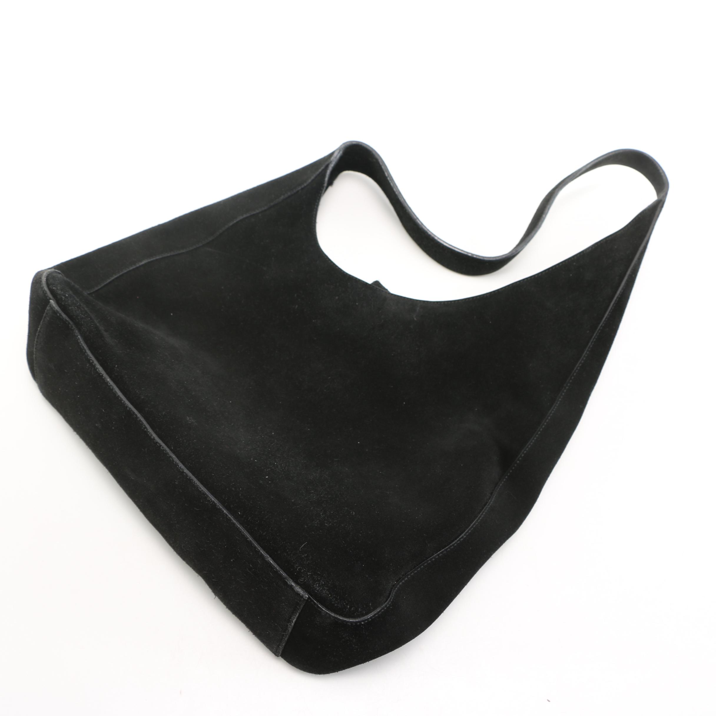 Prada Purse in Black Suede
