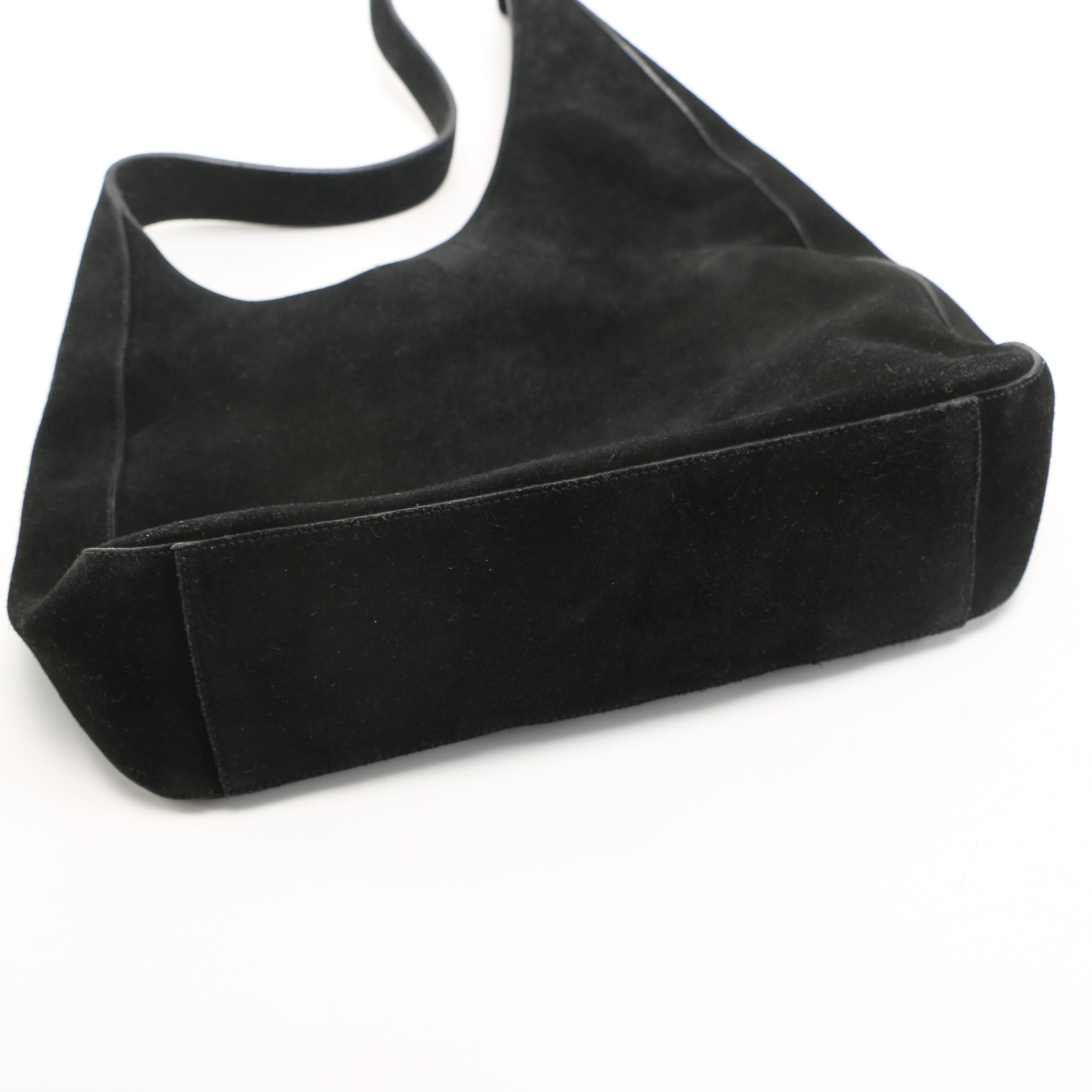 Prada Purse in Black Suede