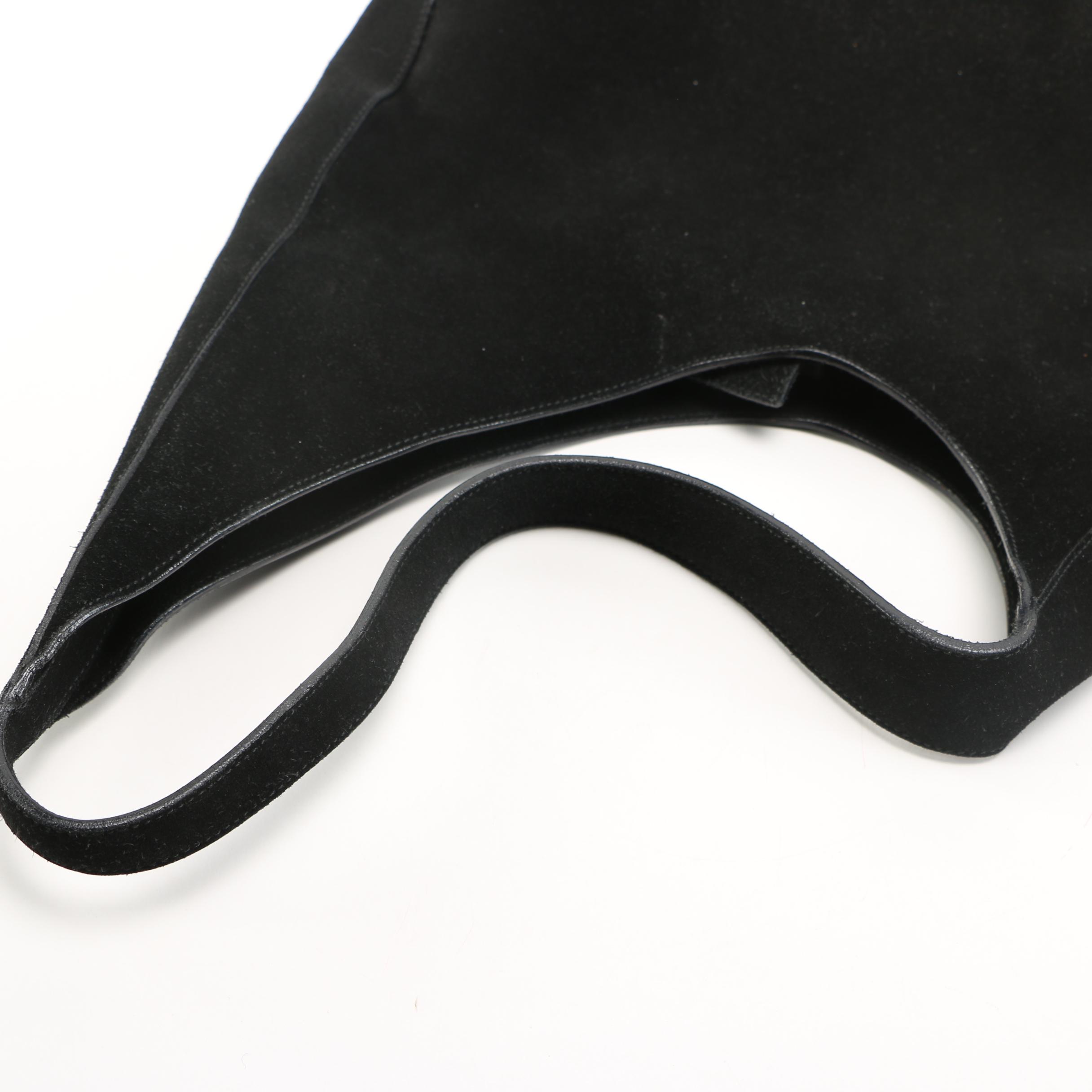 Prada Purse in Black Suede