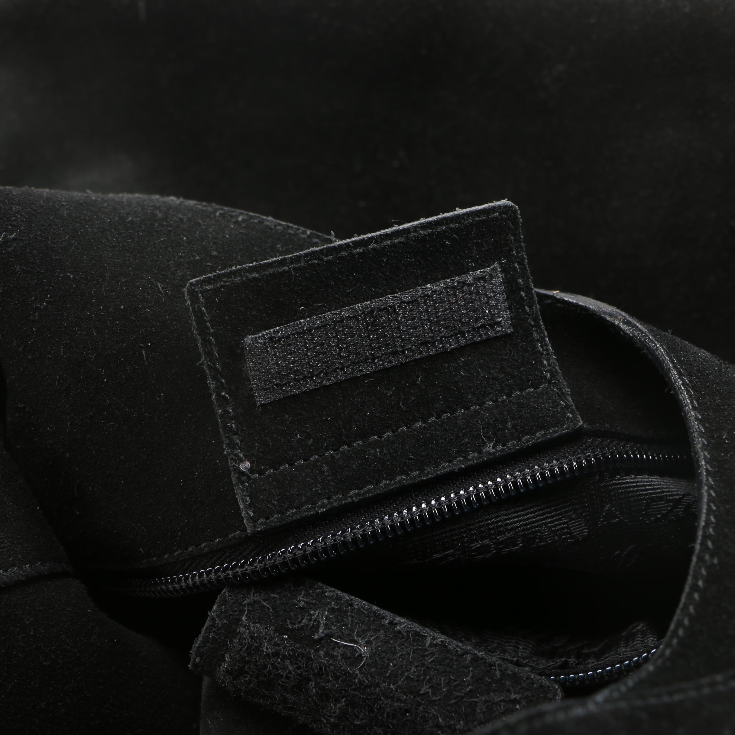 Prada Purse in Black Suede