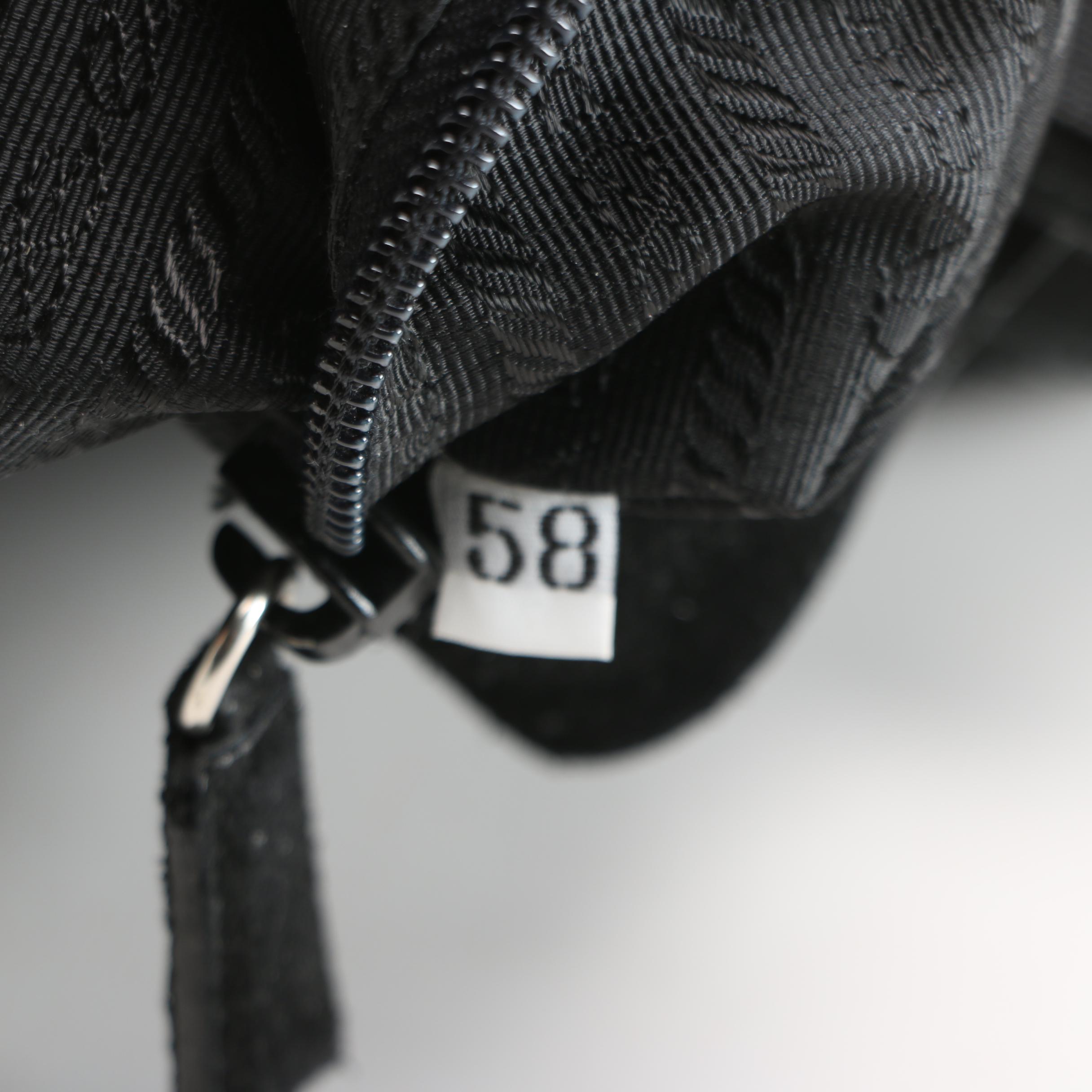 Prada Purse in Black Suede