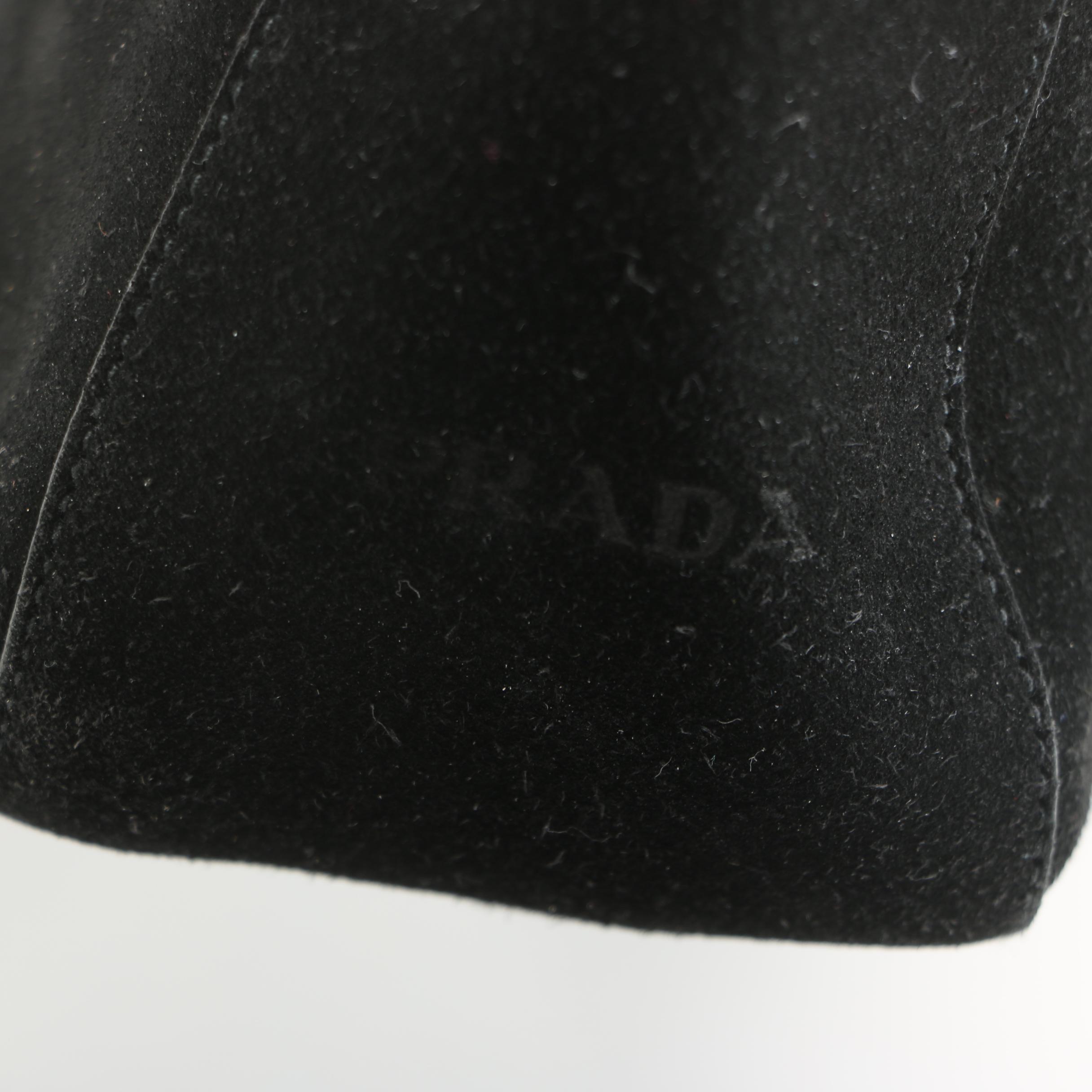 Prada Purse in Black Suede