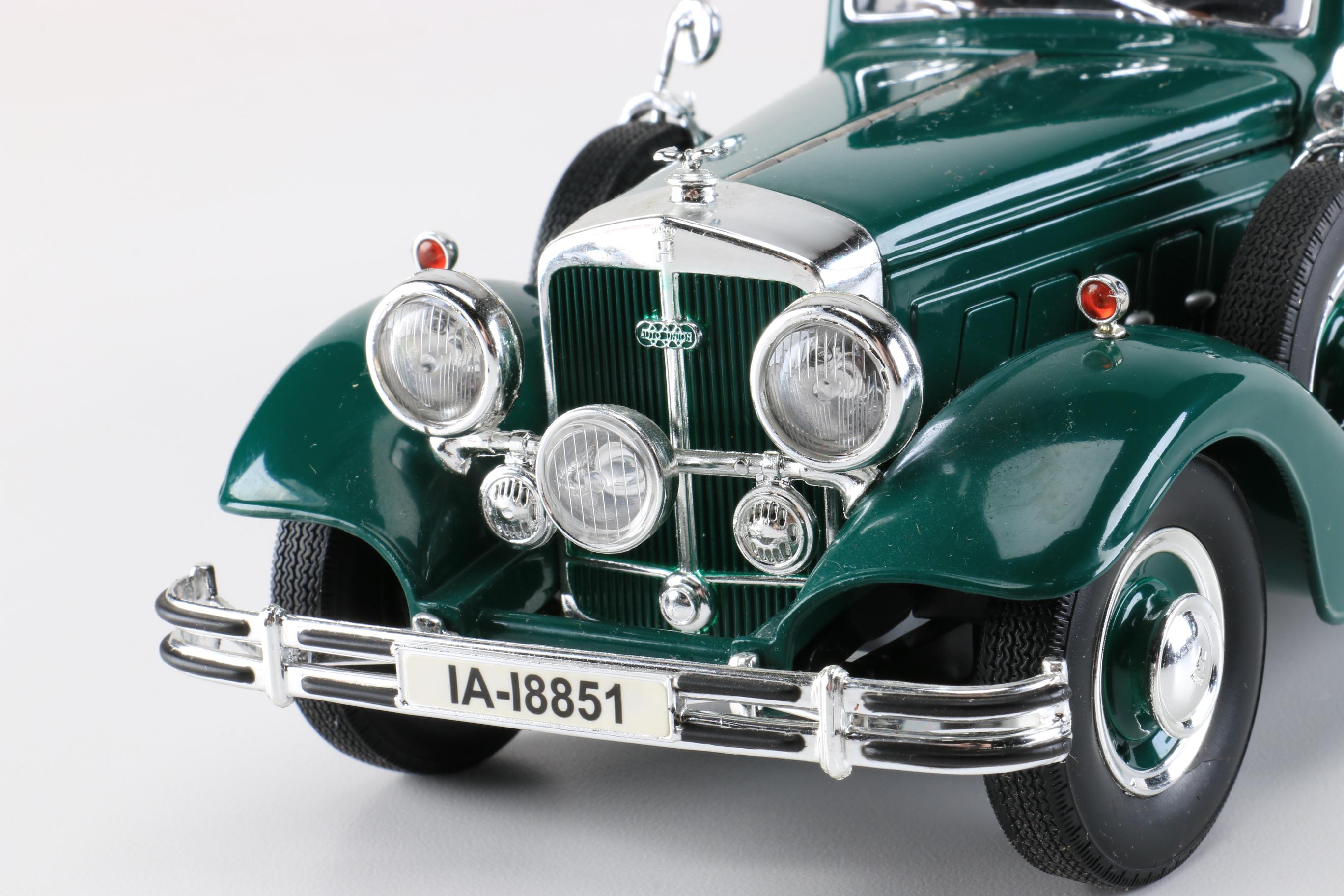 Collection of 1930s 1:18 Scale Die-Cast Cars