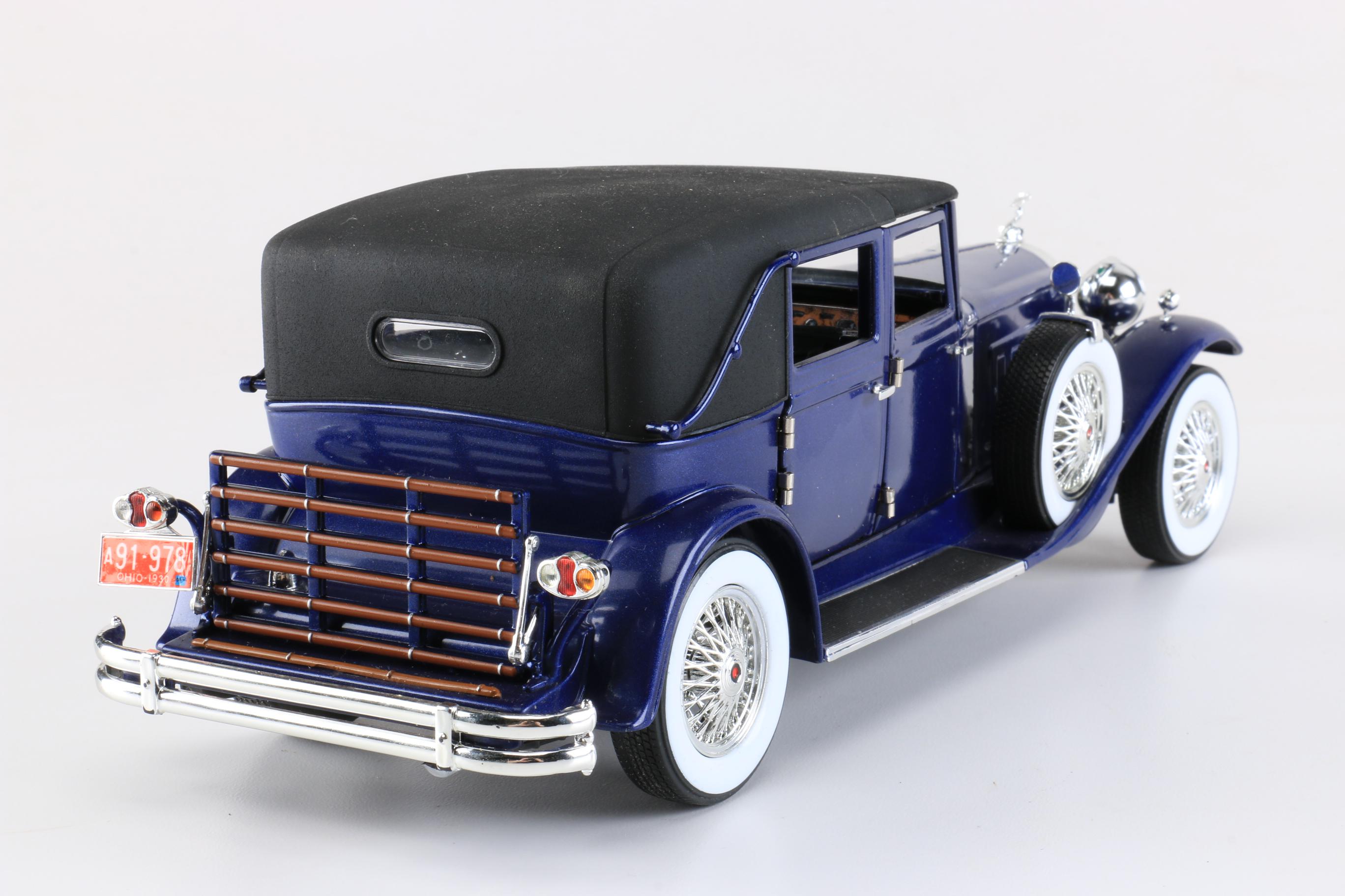 Collection of 1930s 1:18 Scale Die-Cast Cars