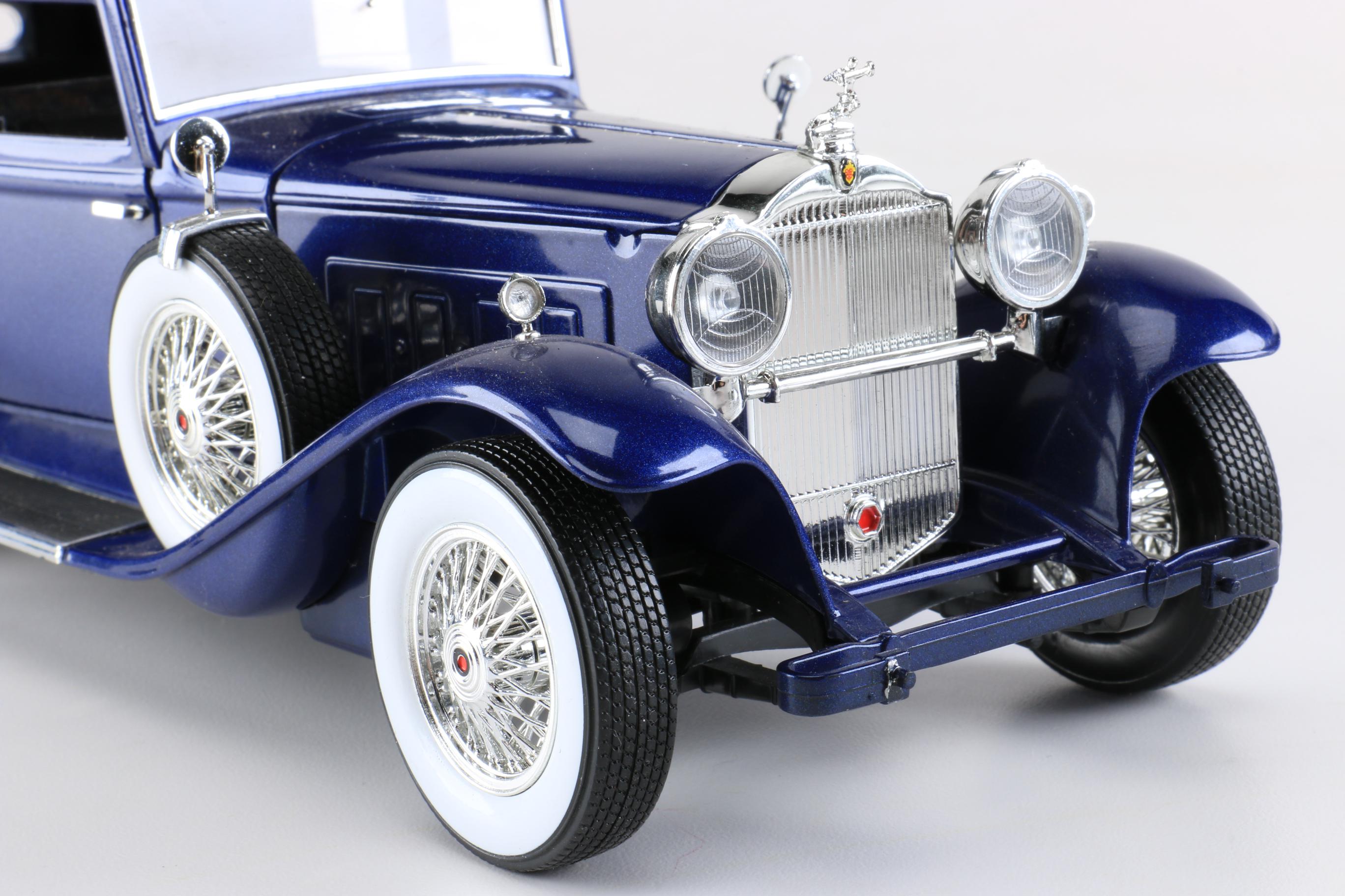 Collection of 1930s 1:18 Scale Die-Cast Cars