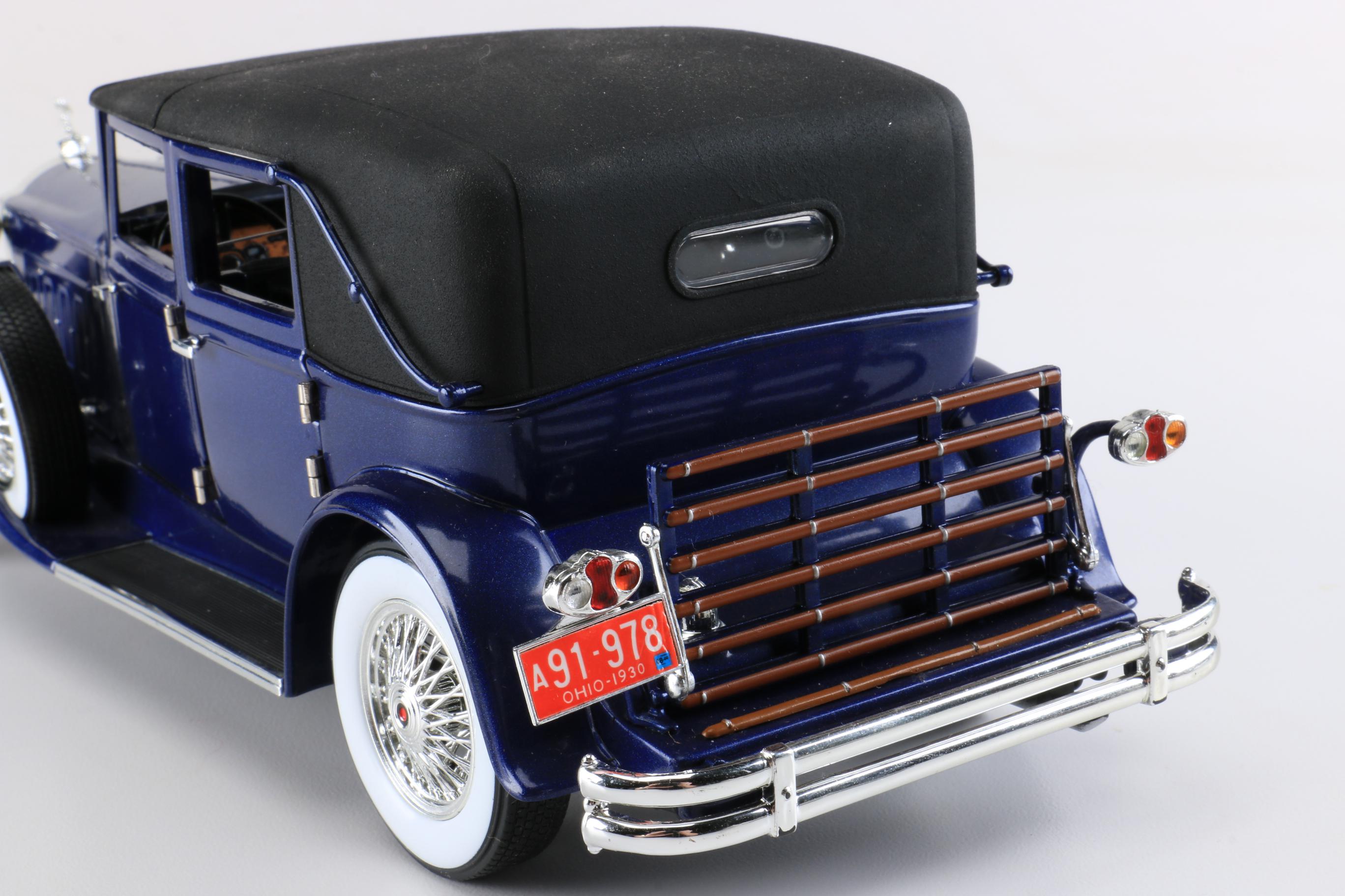 Collection of 1930s 1:18 Scale Die-Cast Cars