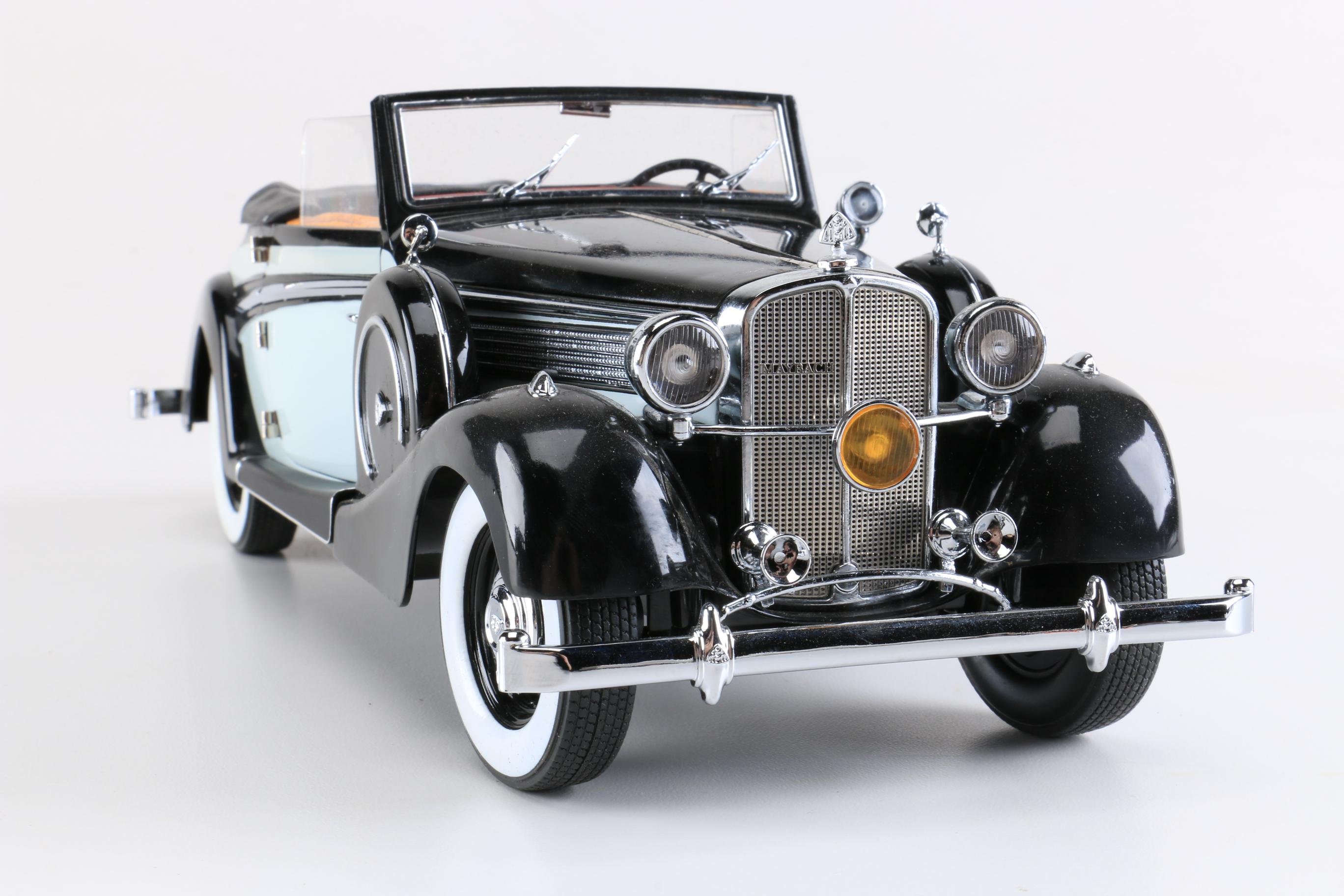 Collection of 1930s 1:18 Scale Die-Cast Cars