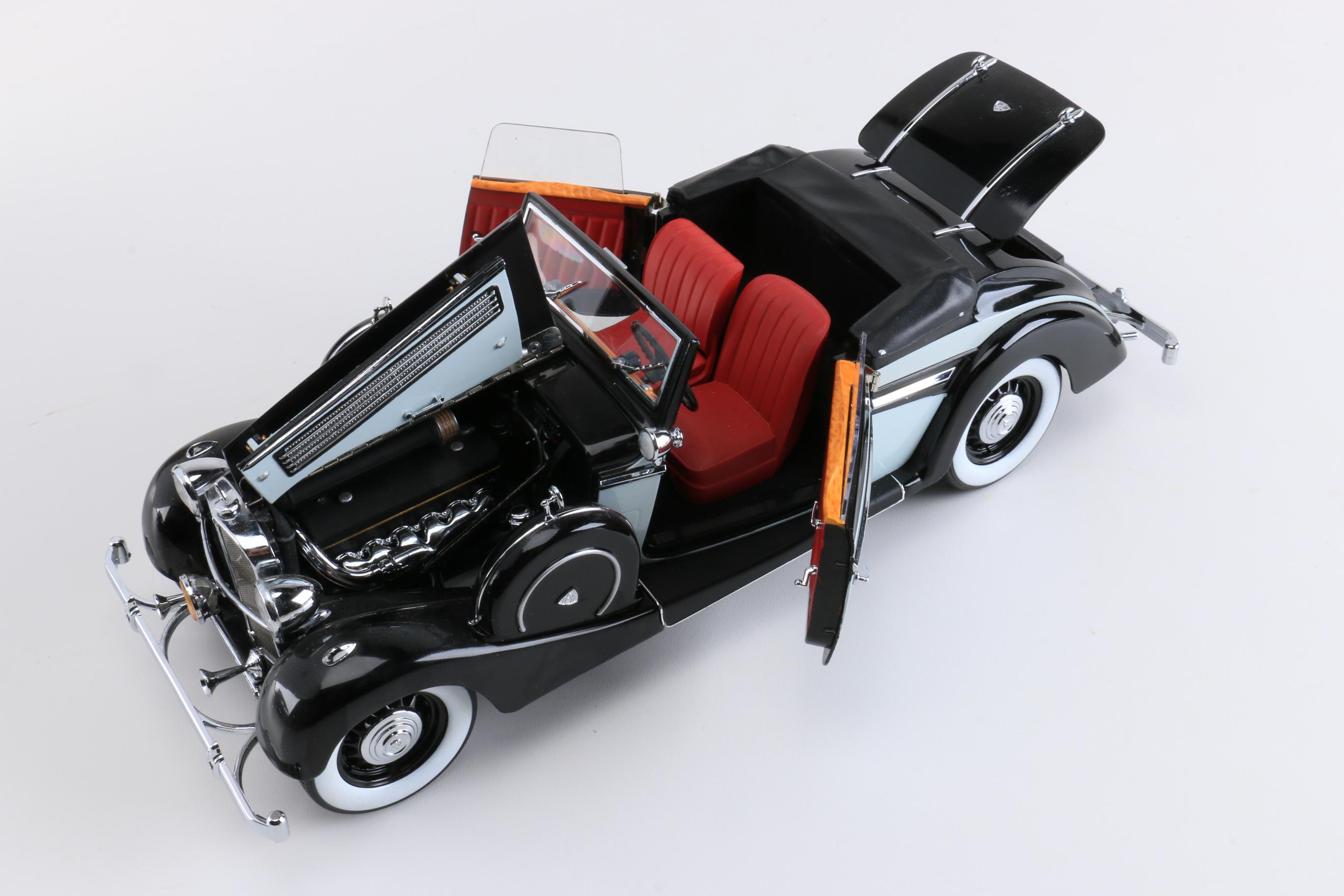 Collection of 1930s 1:18 Scale Die-Cast Cars