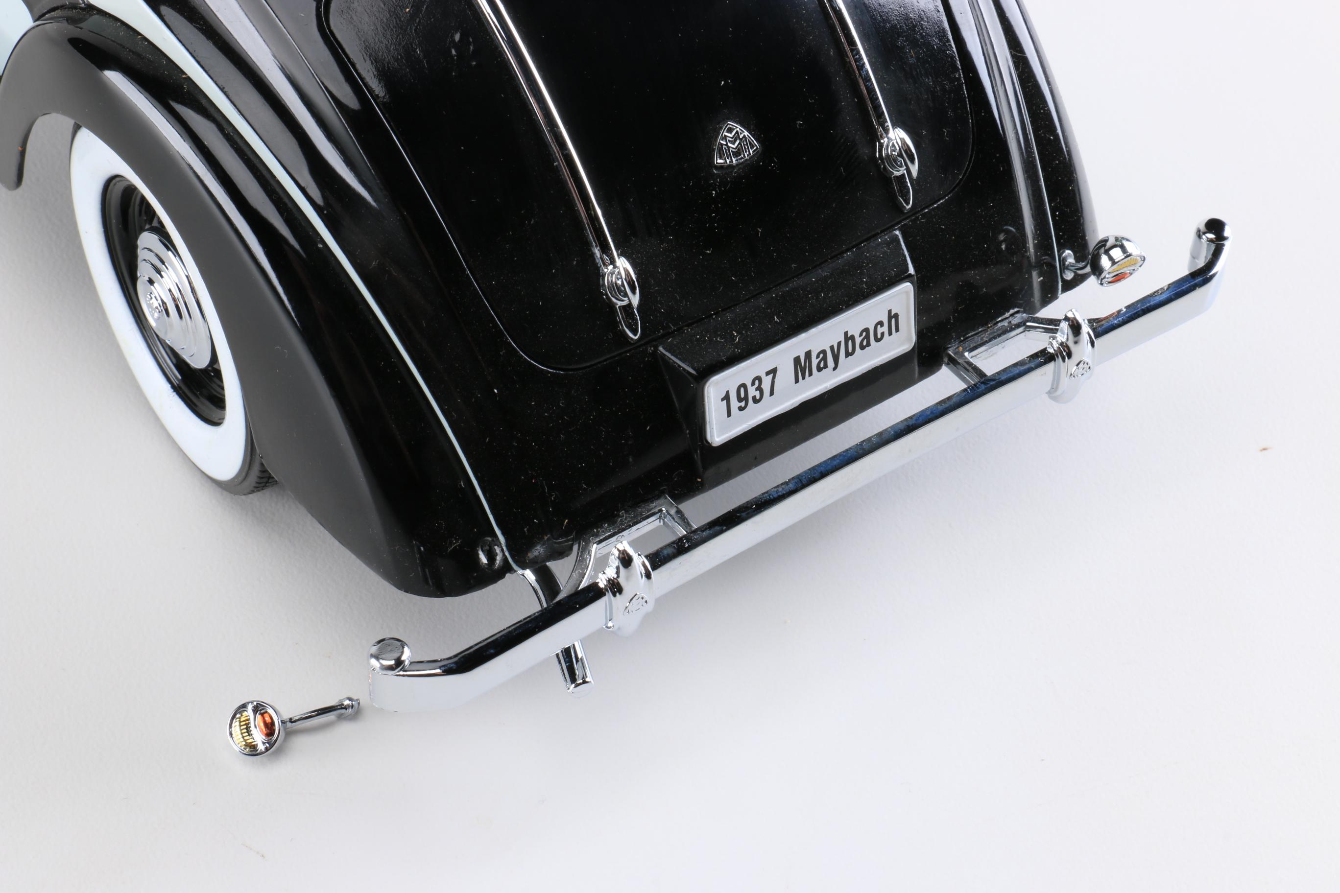 Collection of 1930s 1:18 Scale Die-Cast Cars