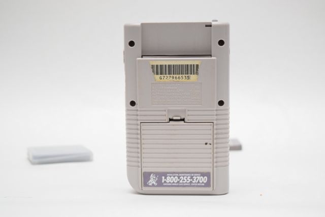 Vintage Nintendo Gameboy With "Tetris" and "Mario's Picross"