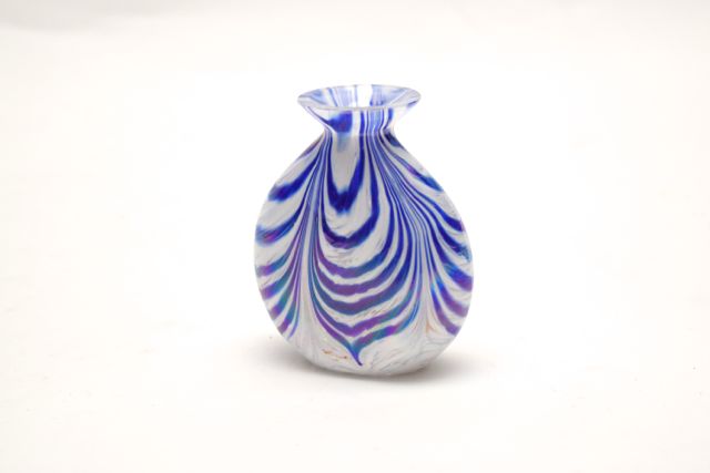 Nailsea Style Petite Art Glass Vase