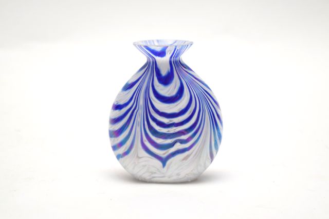 Nailsea Style Petite Art Glass Vase