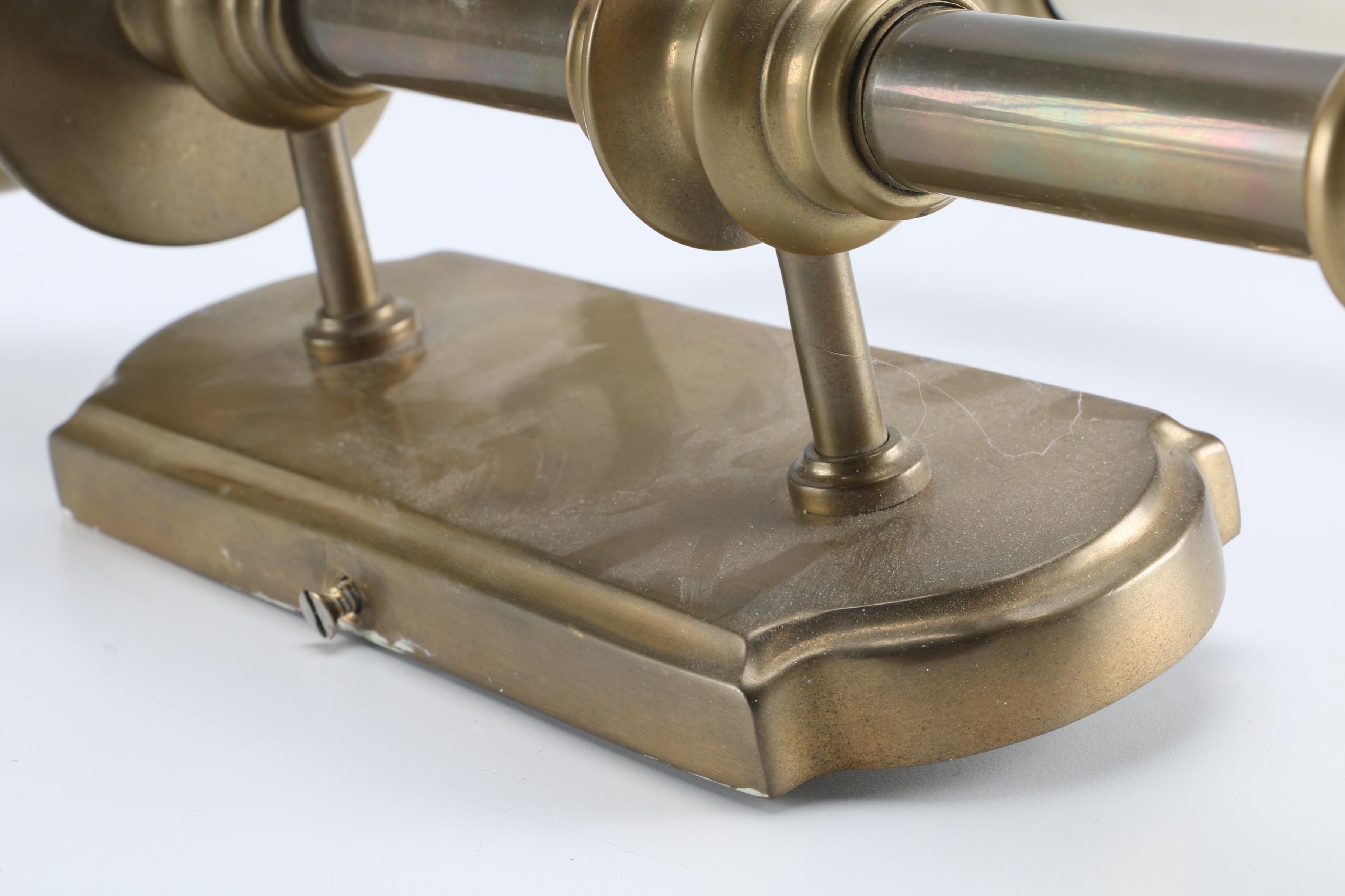 Two Electrical Wall Sconces in Brass