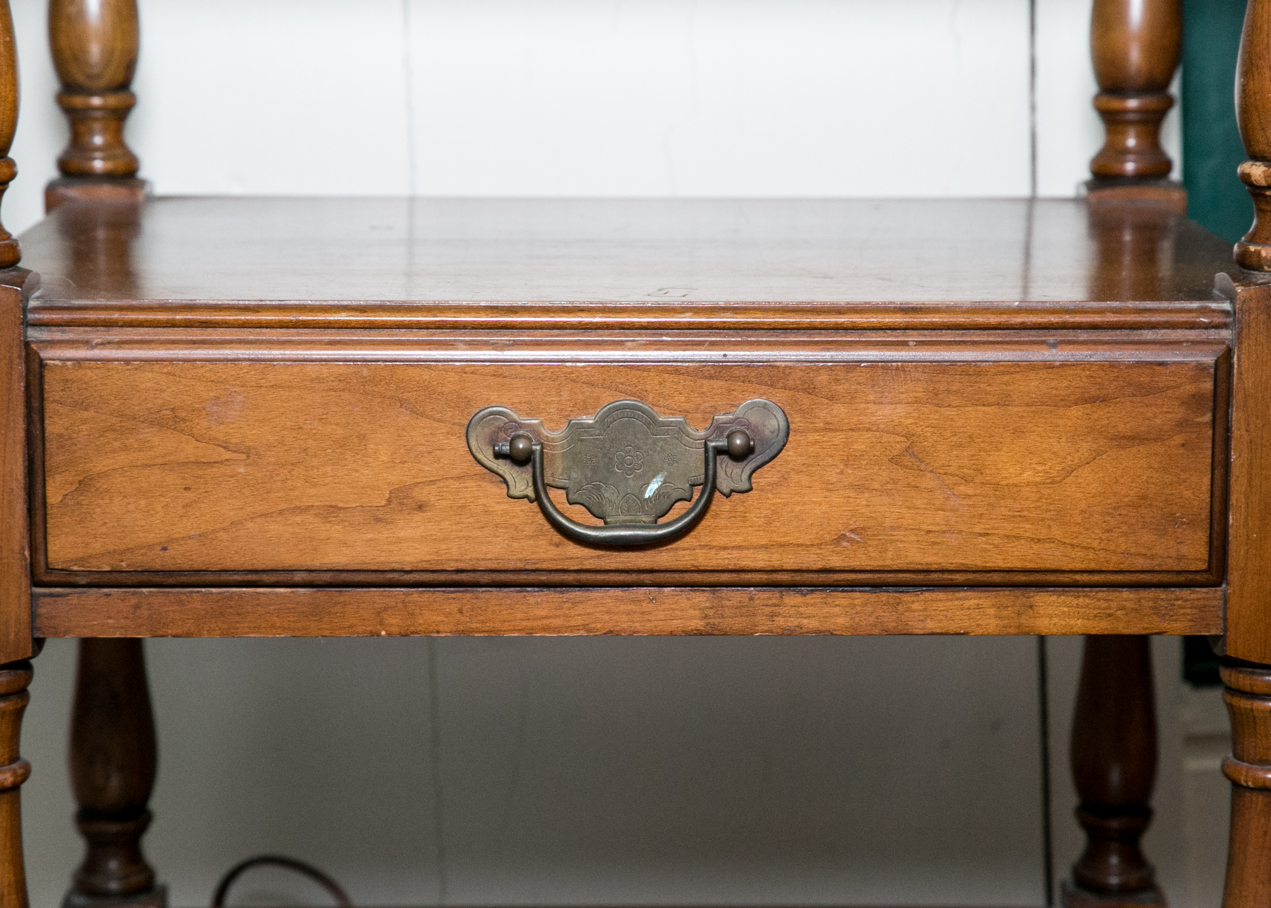 Vintage Tiered Maple Table