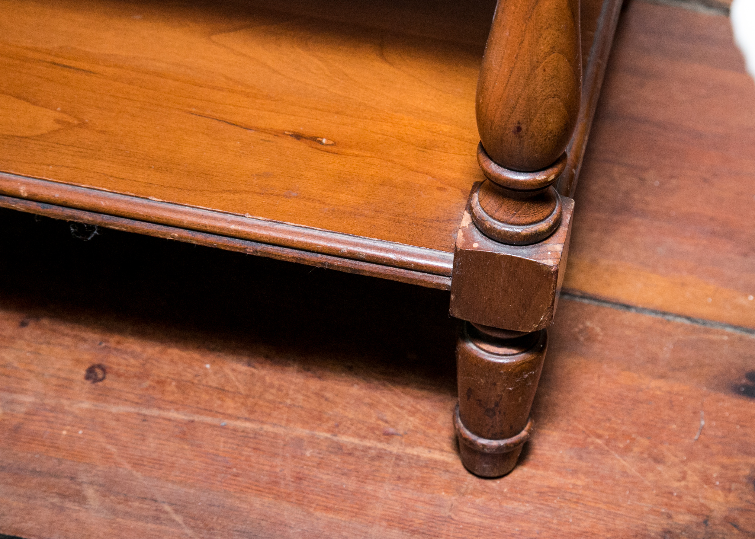 Vintage Tiered Maple Table