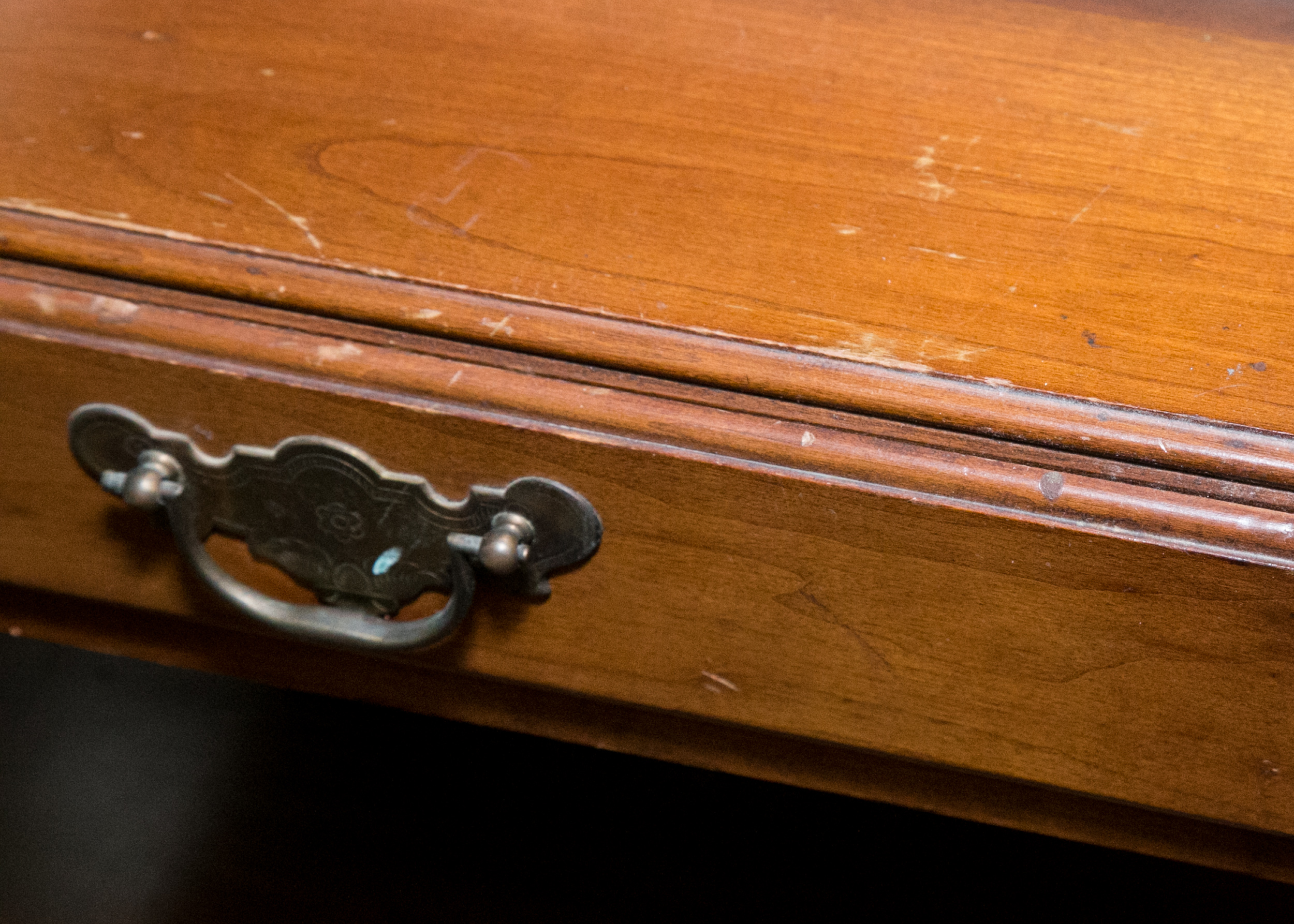 Vintage Tiered Maple Table
