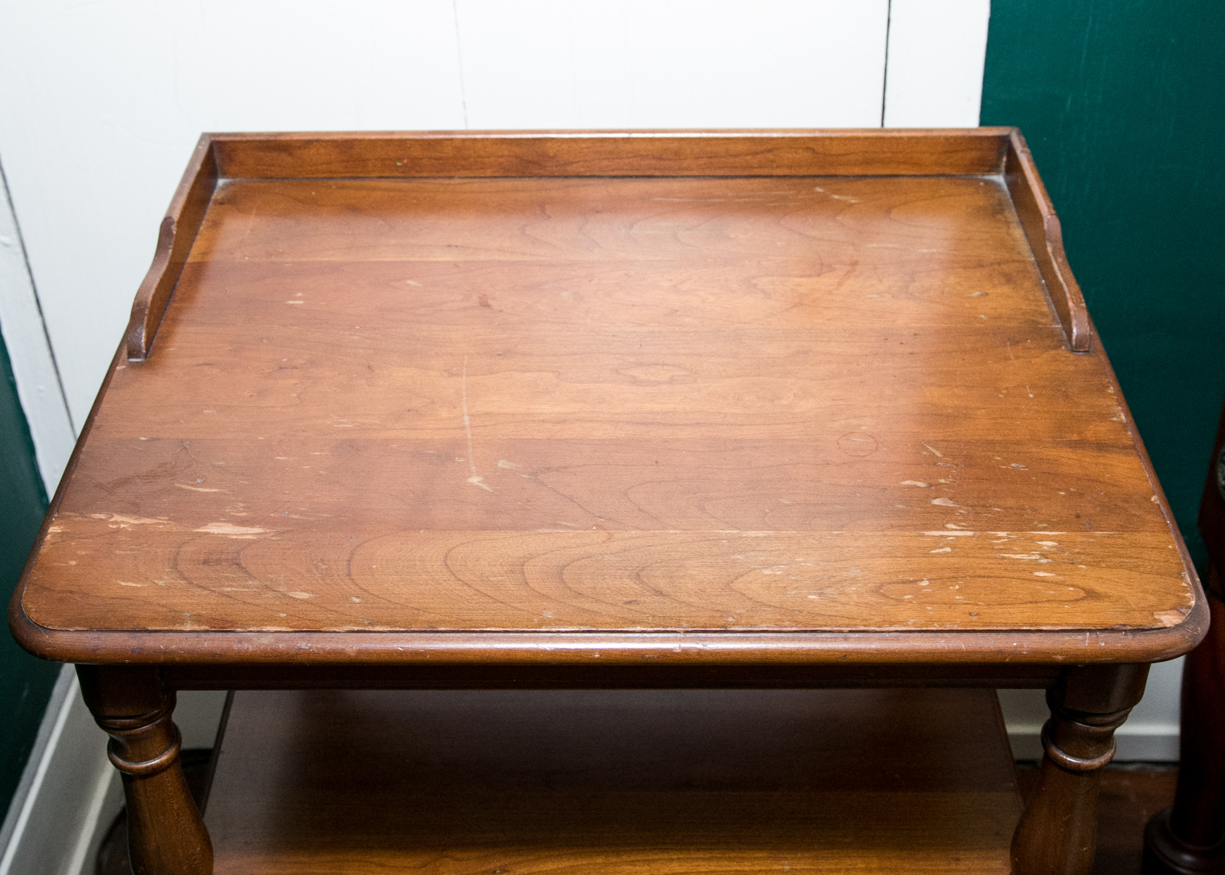 Vintage Tiered Maple Table