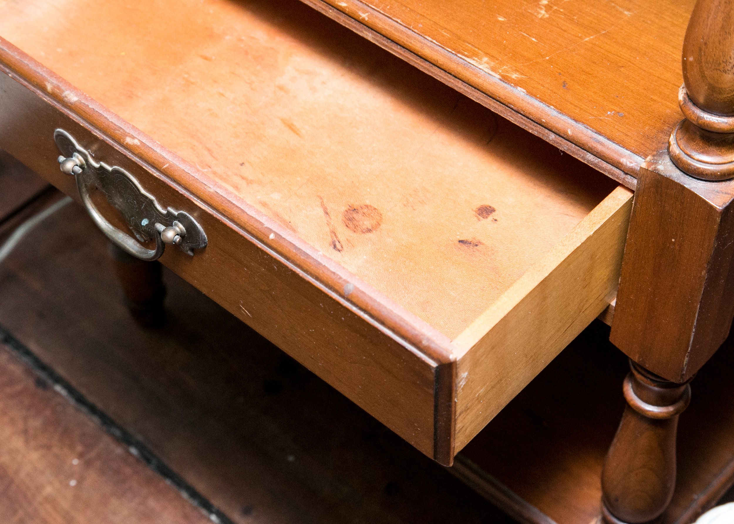 Vintage Tiered Maple Table