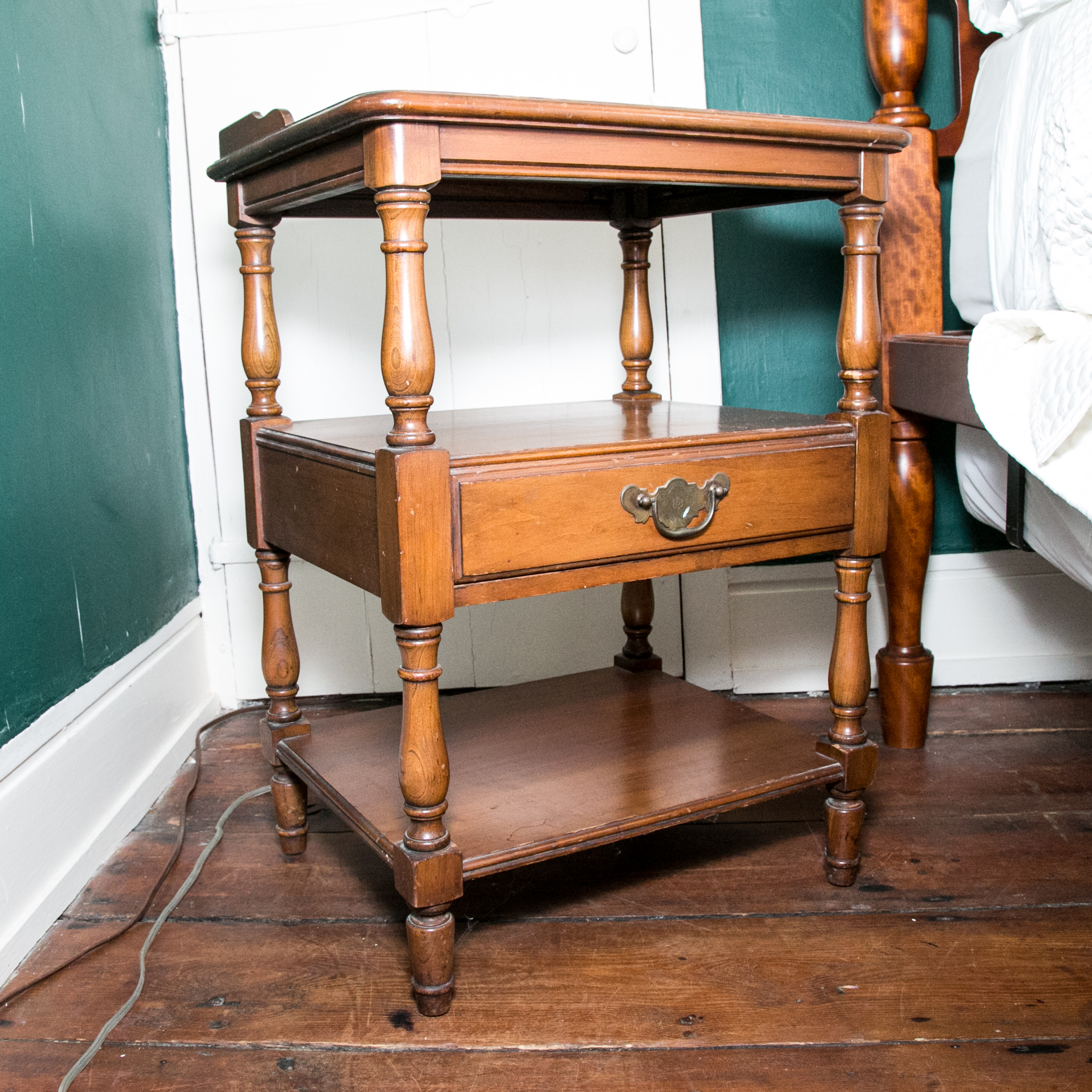 Vintage Tiered Maple Table
