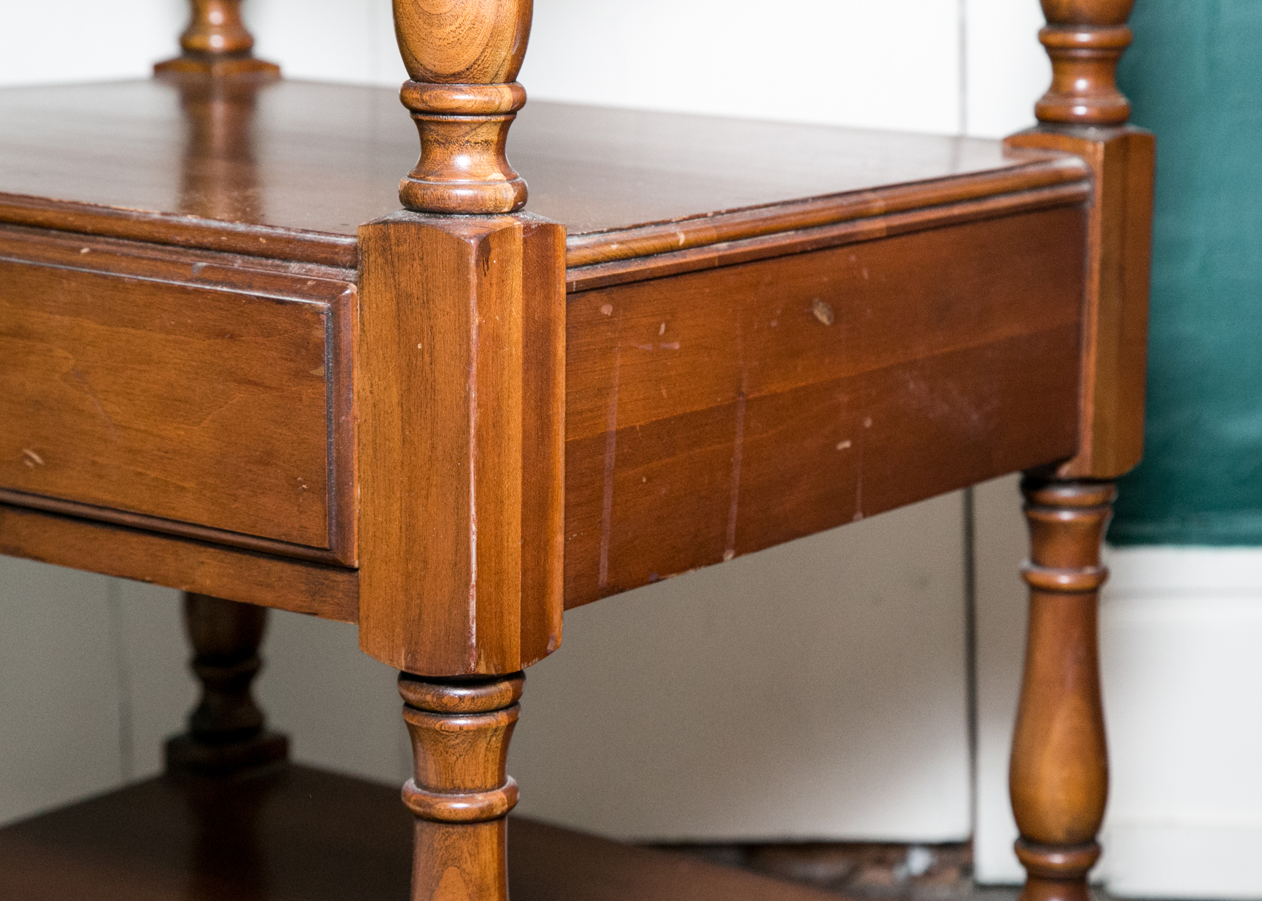 Vintage Tiered Maple Table