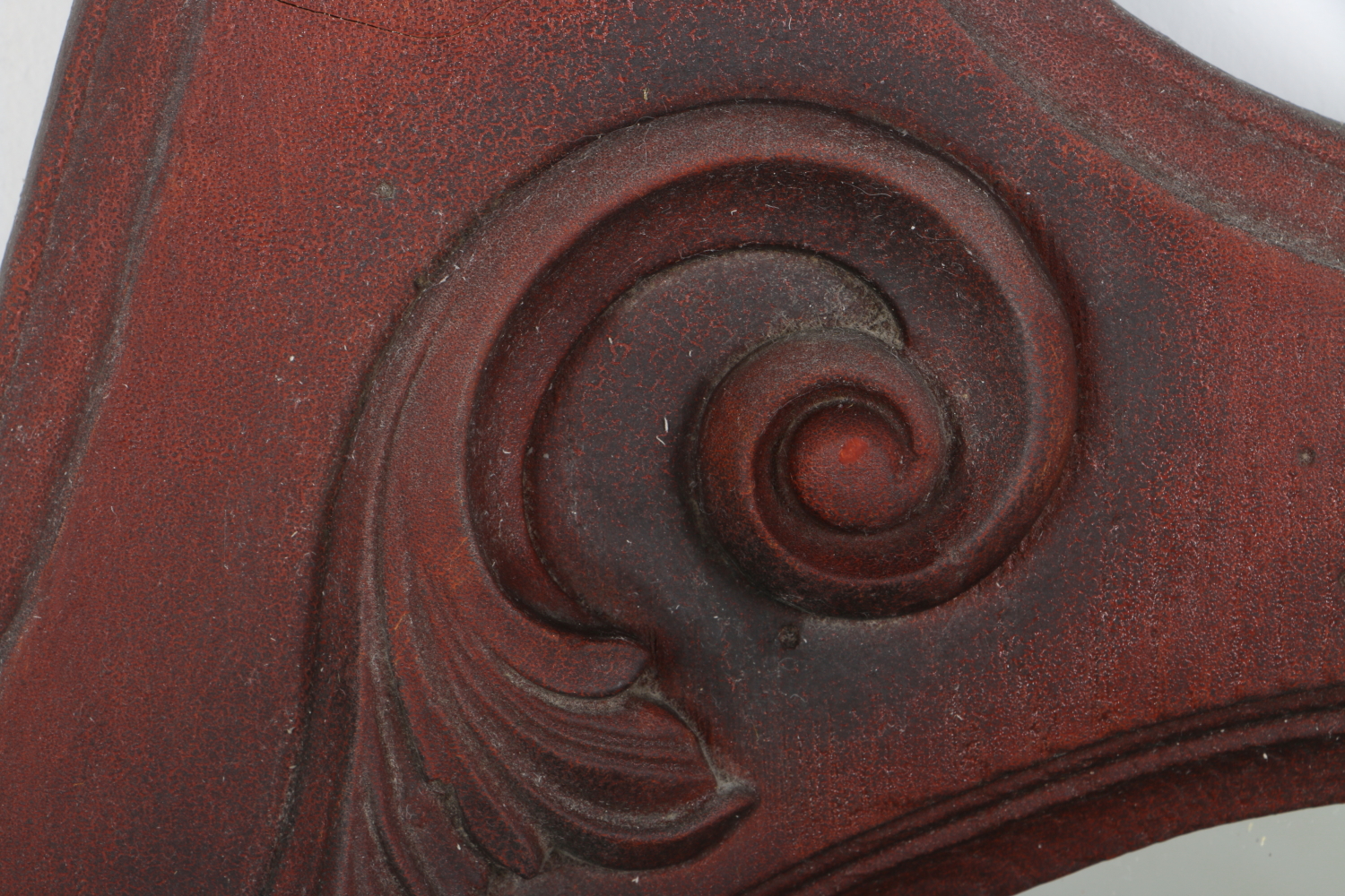 Queen Anne Inspired Oval Composite Mirror With Shelves