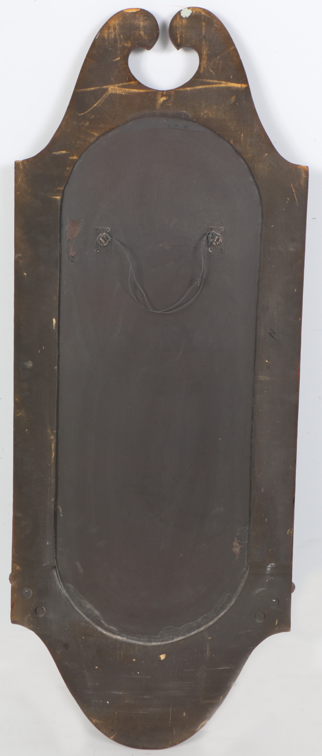 Queen Anne Inspired Oval Composite Mirror With Shelves