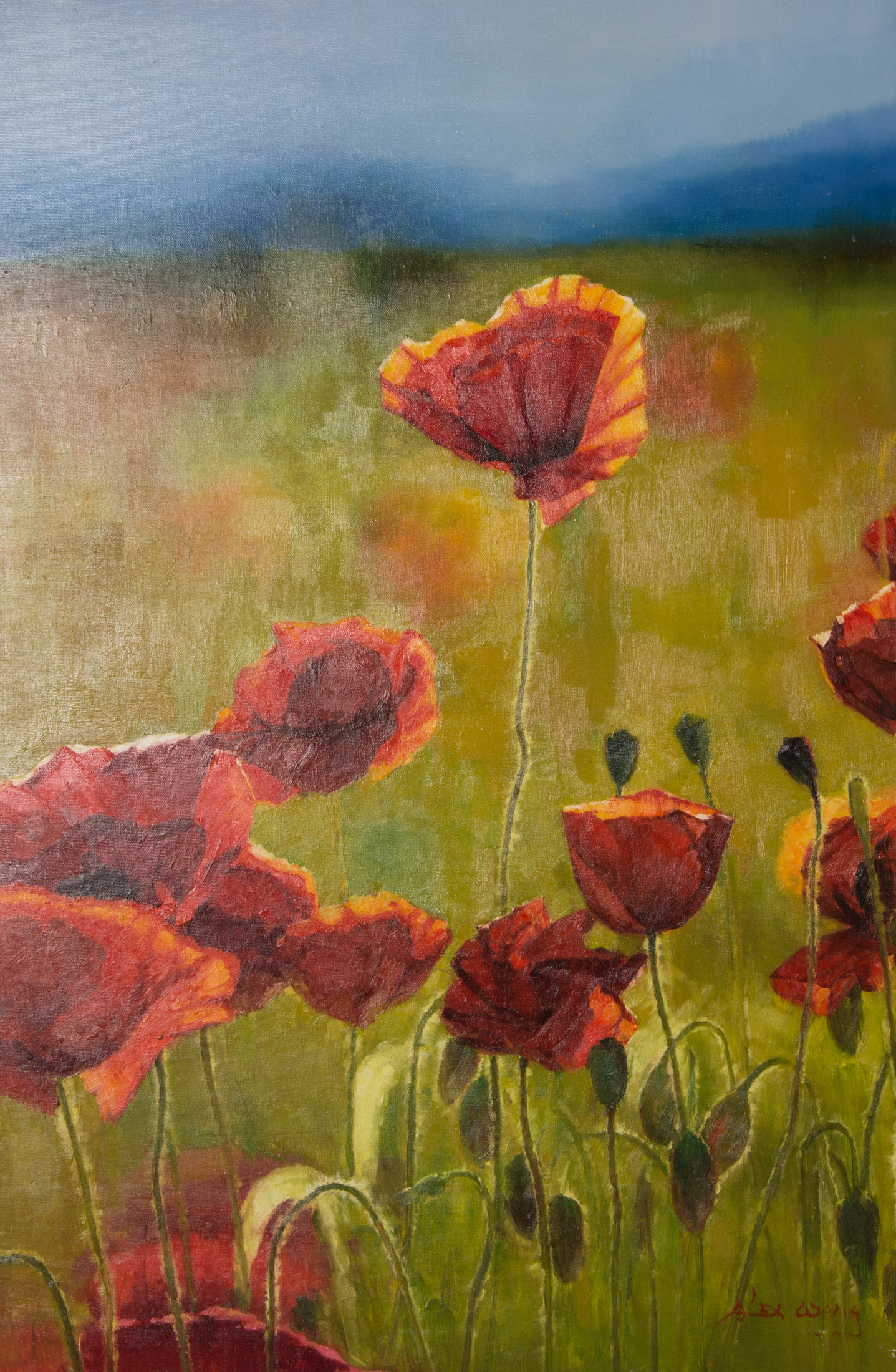 Alex Wang Original Oil on Canvas