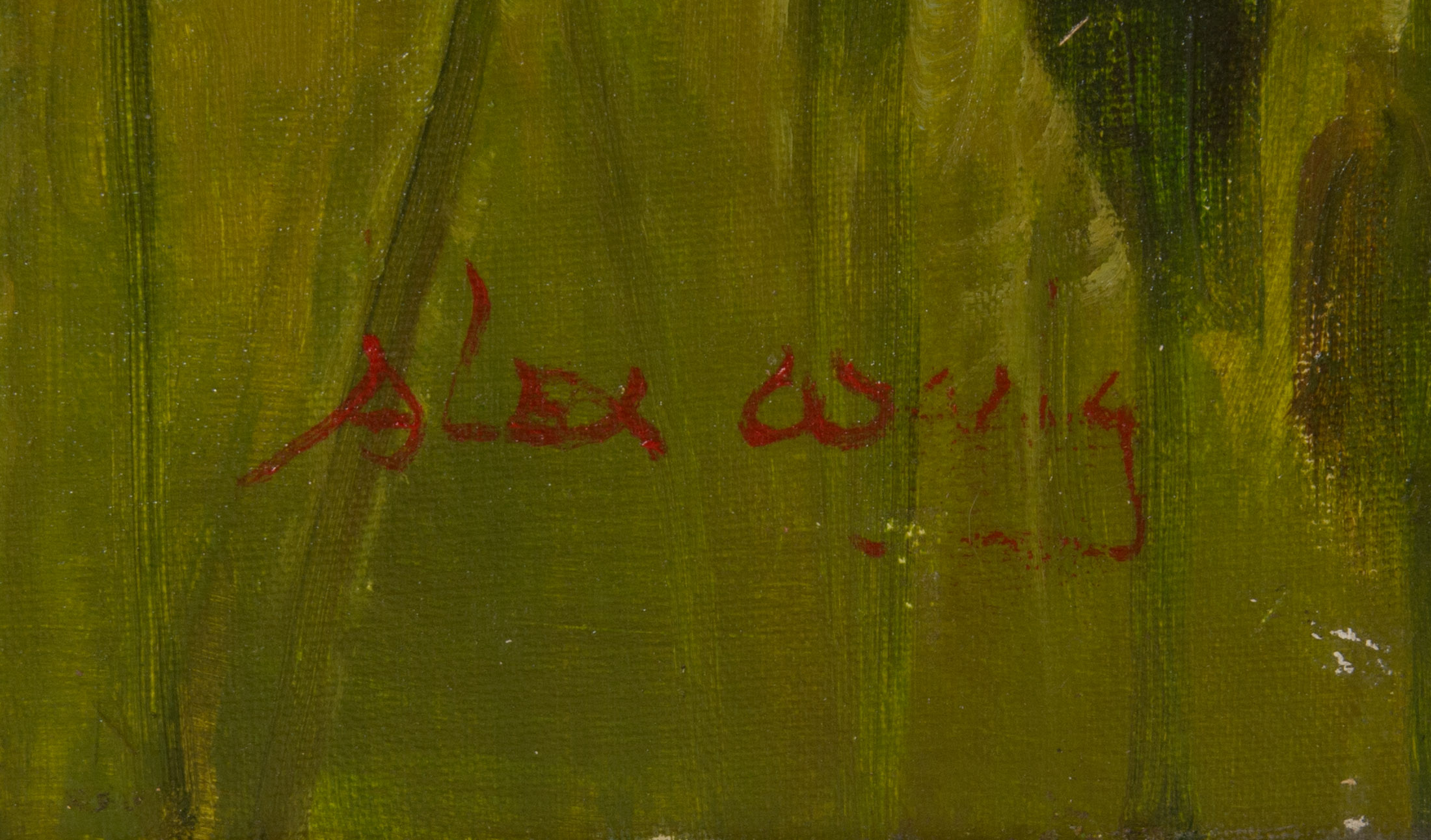 Alex Wang Original Oil on Canvas