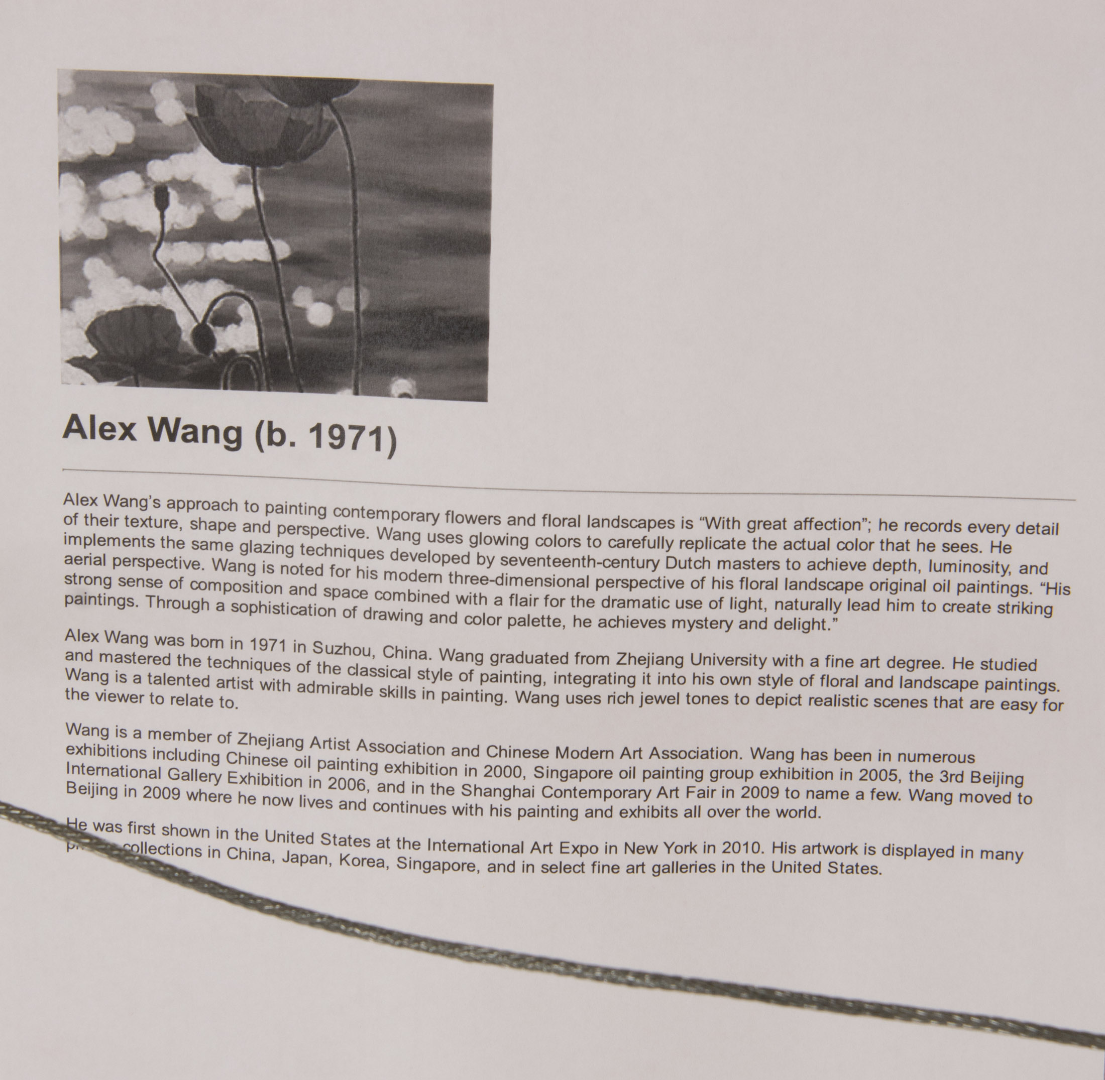 Alex Wang Original Oil on Canvas