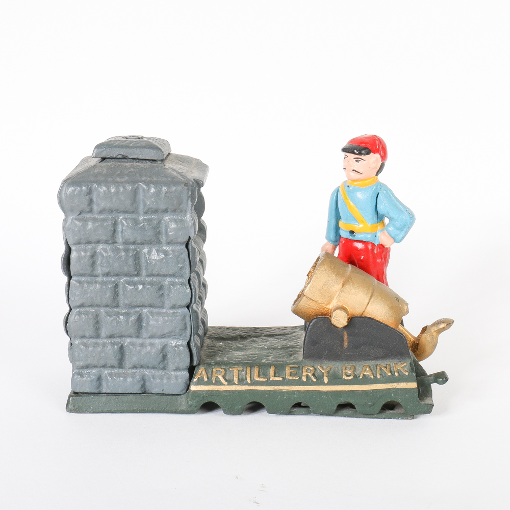 Reproduction Cast Iron Coin Bank