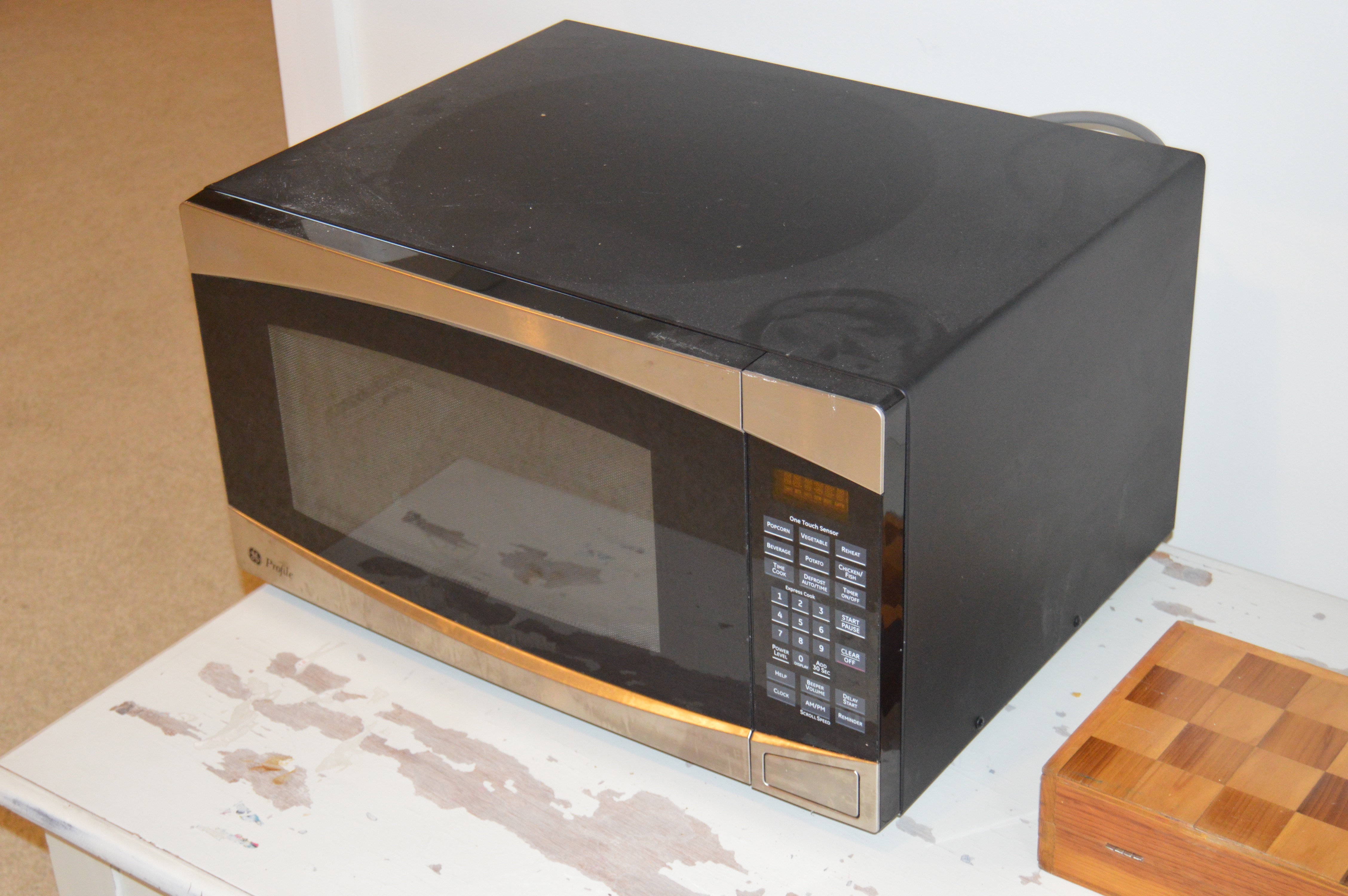 GE Profile Stainless Steel Microwave Oven