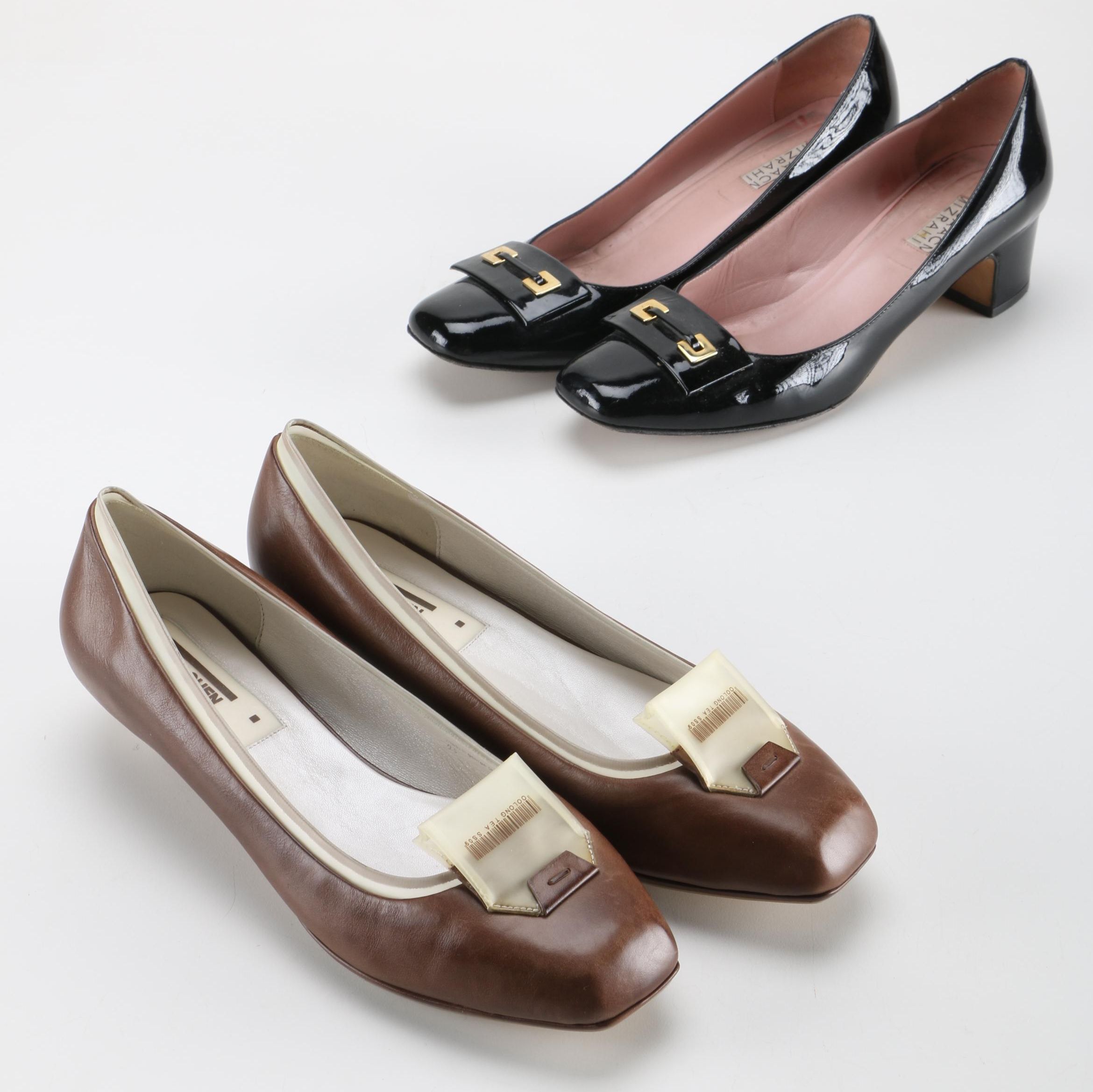 Women's Black and Brown Shoes