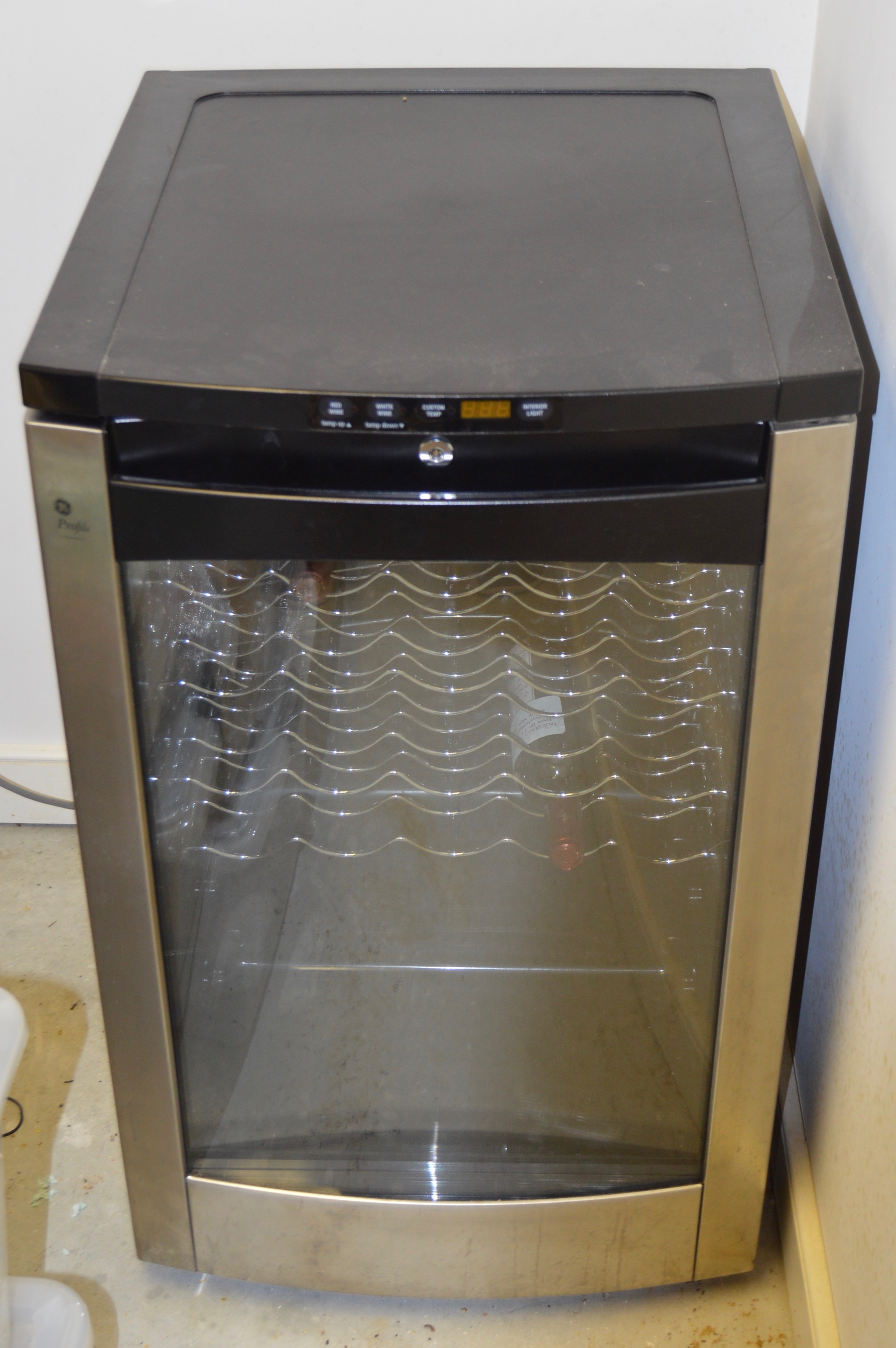 General Electric "Profile" Stainless Steel Wine Cooler