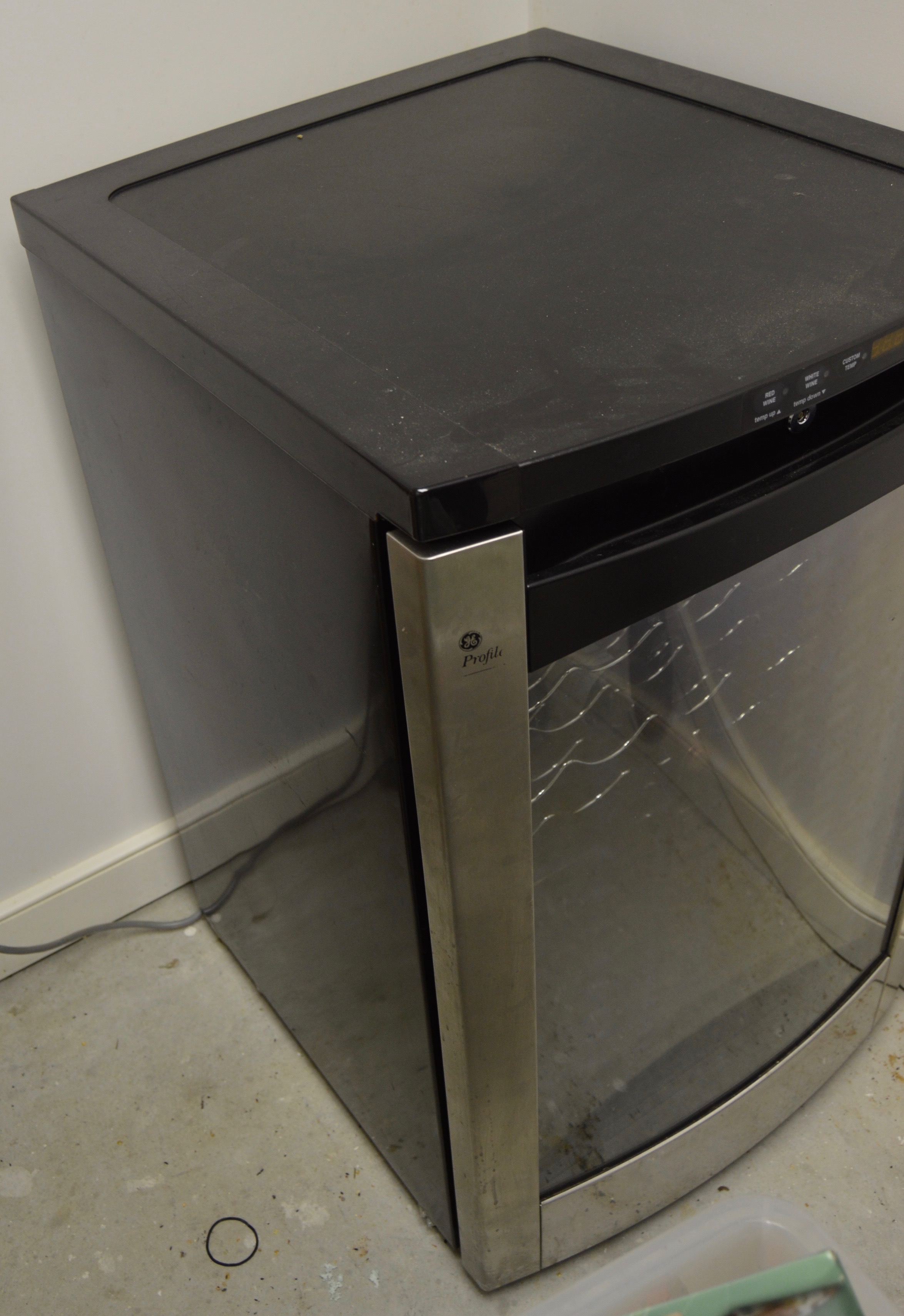 General Electric "Profile" Stainless Steel Wine Cooler