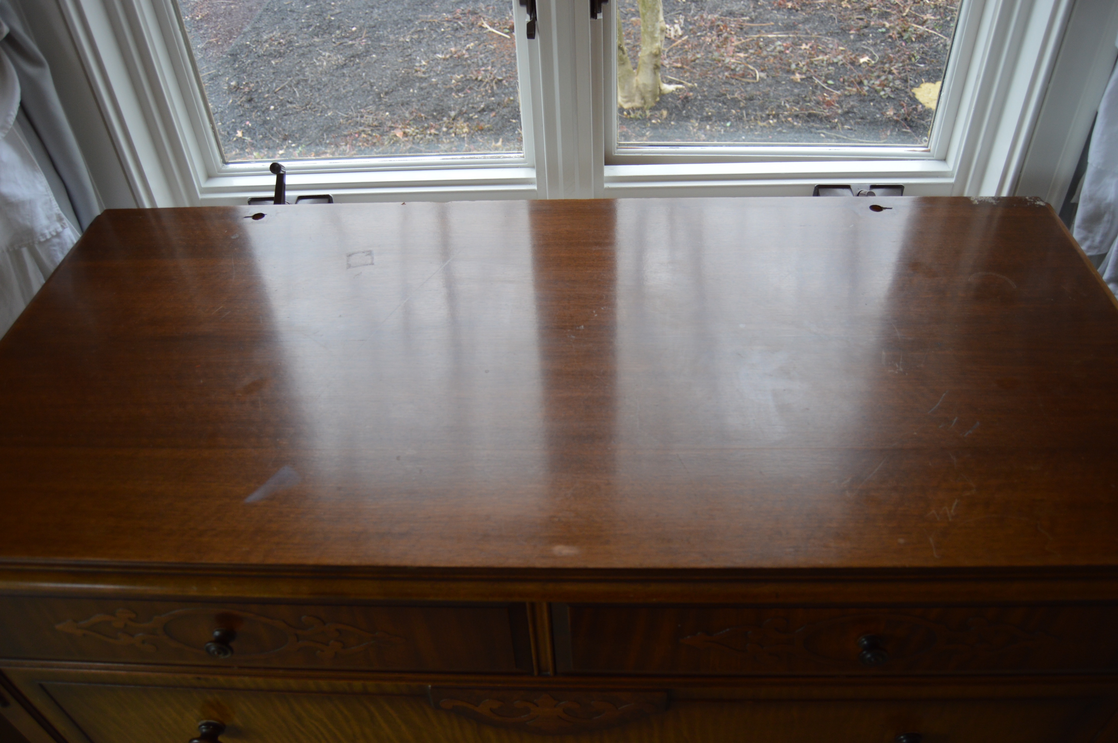 Antique Victorian Maple Chest of Drawers