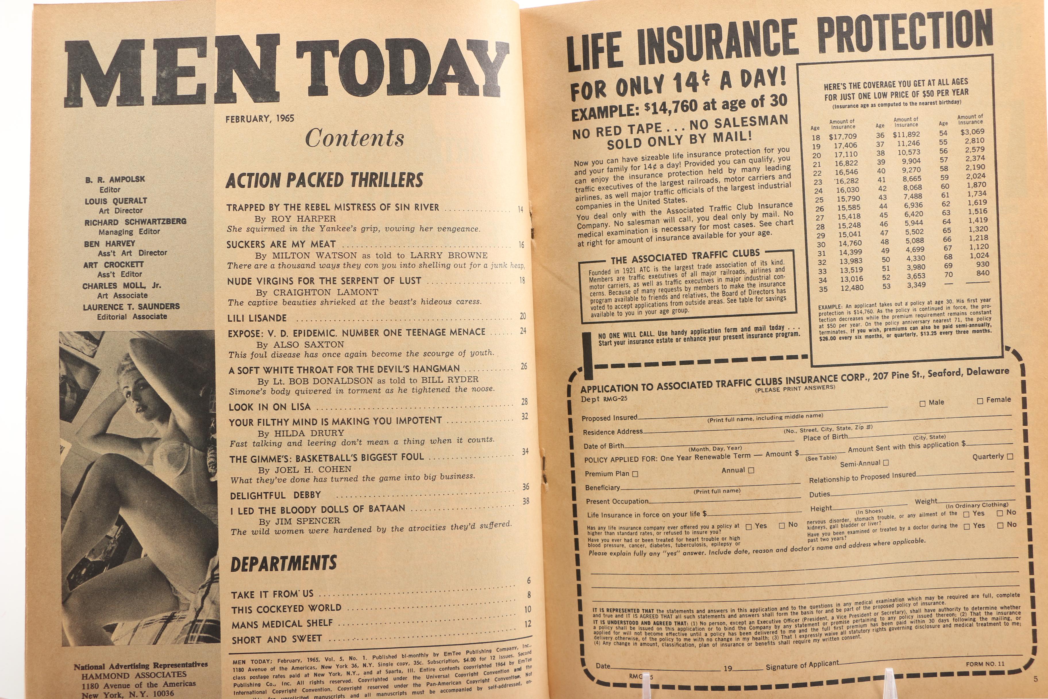 1965 "Men Today" Magazine