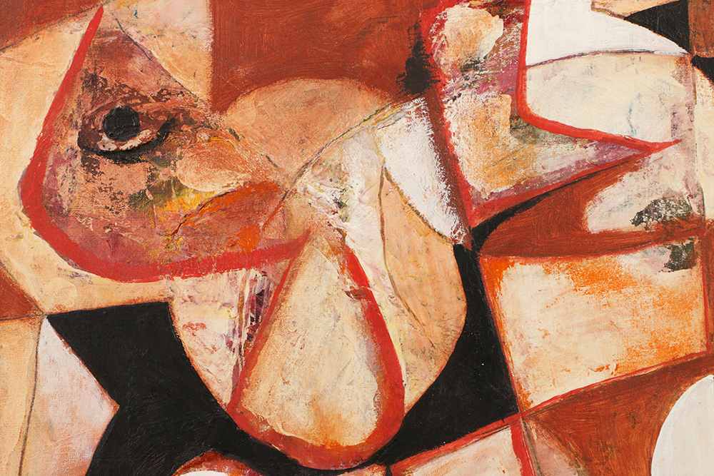 R. Brent Malone Abstract Oil Painting on Board