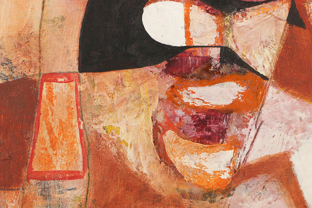 R. Brent Malone Abstract Oil Painting on Board