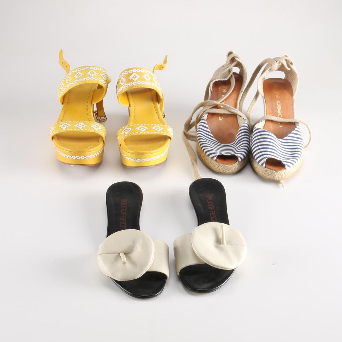 Collection of Summer Sandals Including Tory Burch