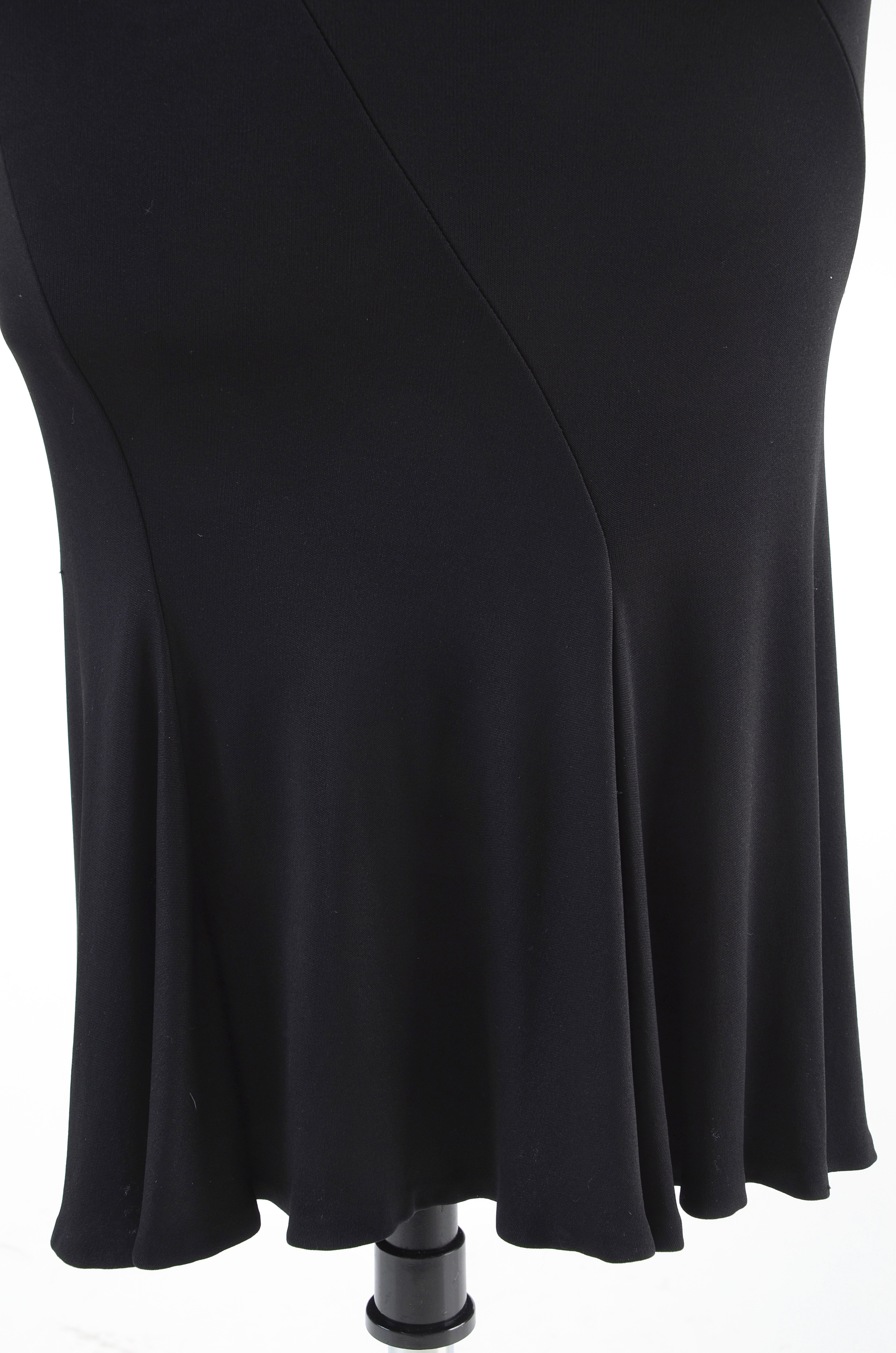 Gianni Versace Couture Body Con Sexy Black Sleeveless Cocktail Dress New With Tag