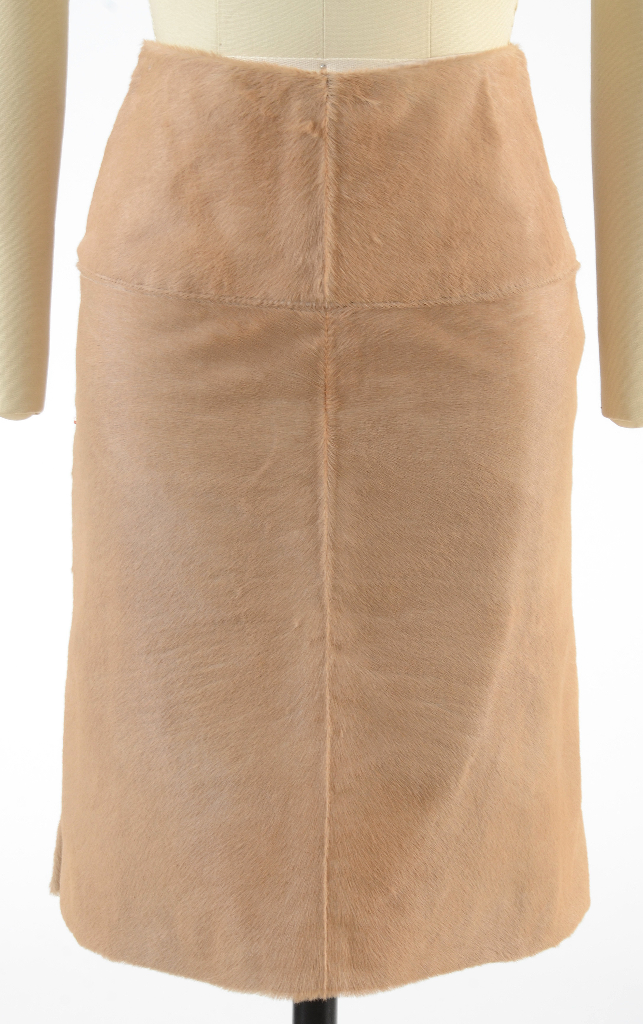 J. Mendel of Paris Ponyskin Leather Sleeveless Top and Matching Skirt